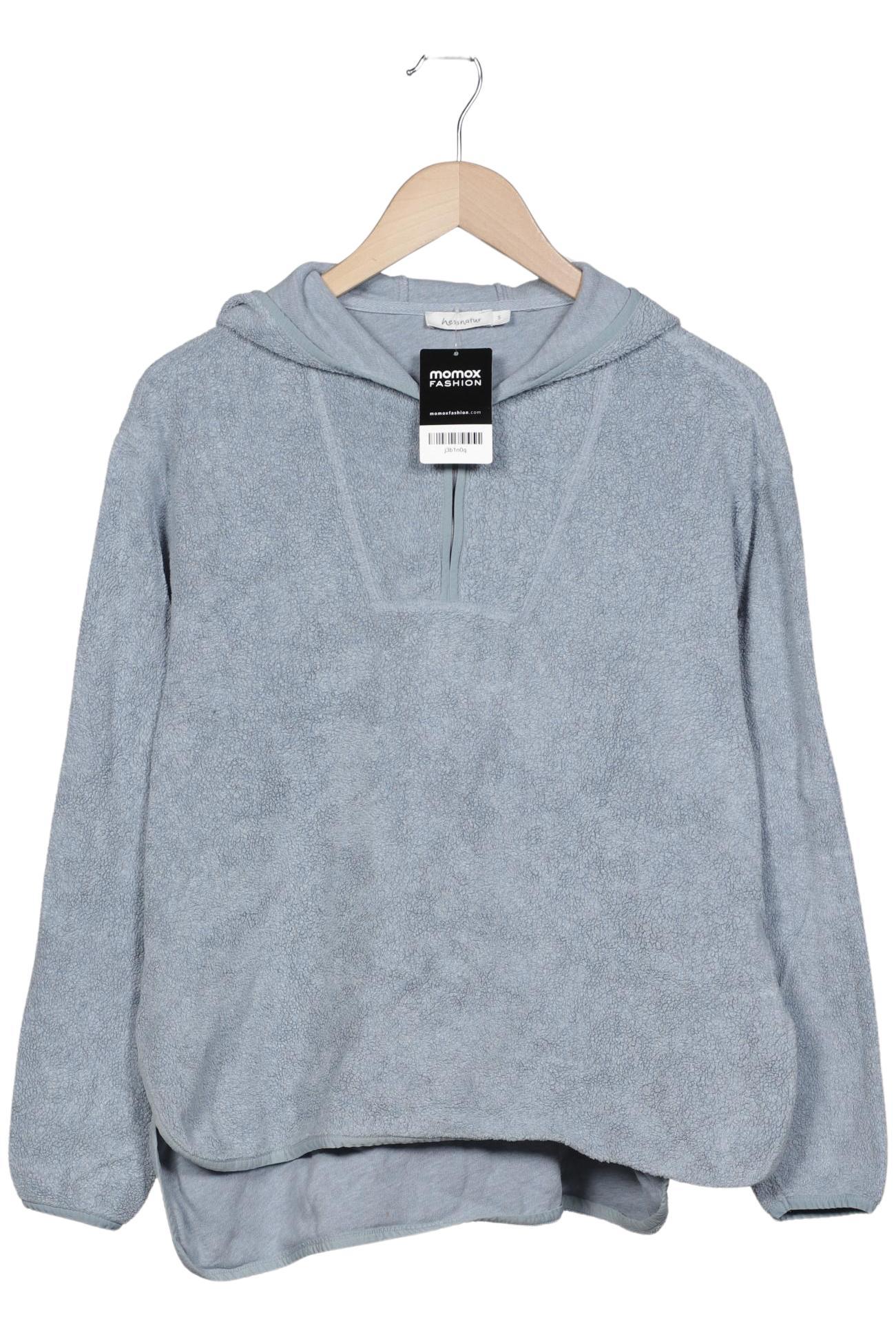 

hessnatur Damen Kapuzenpullover, hellblau, Gr. 36