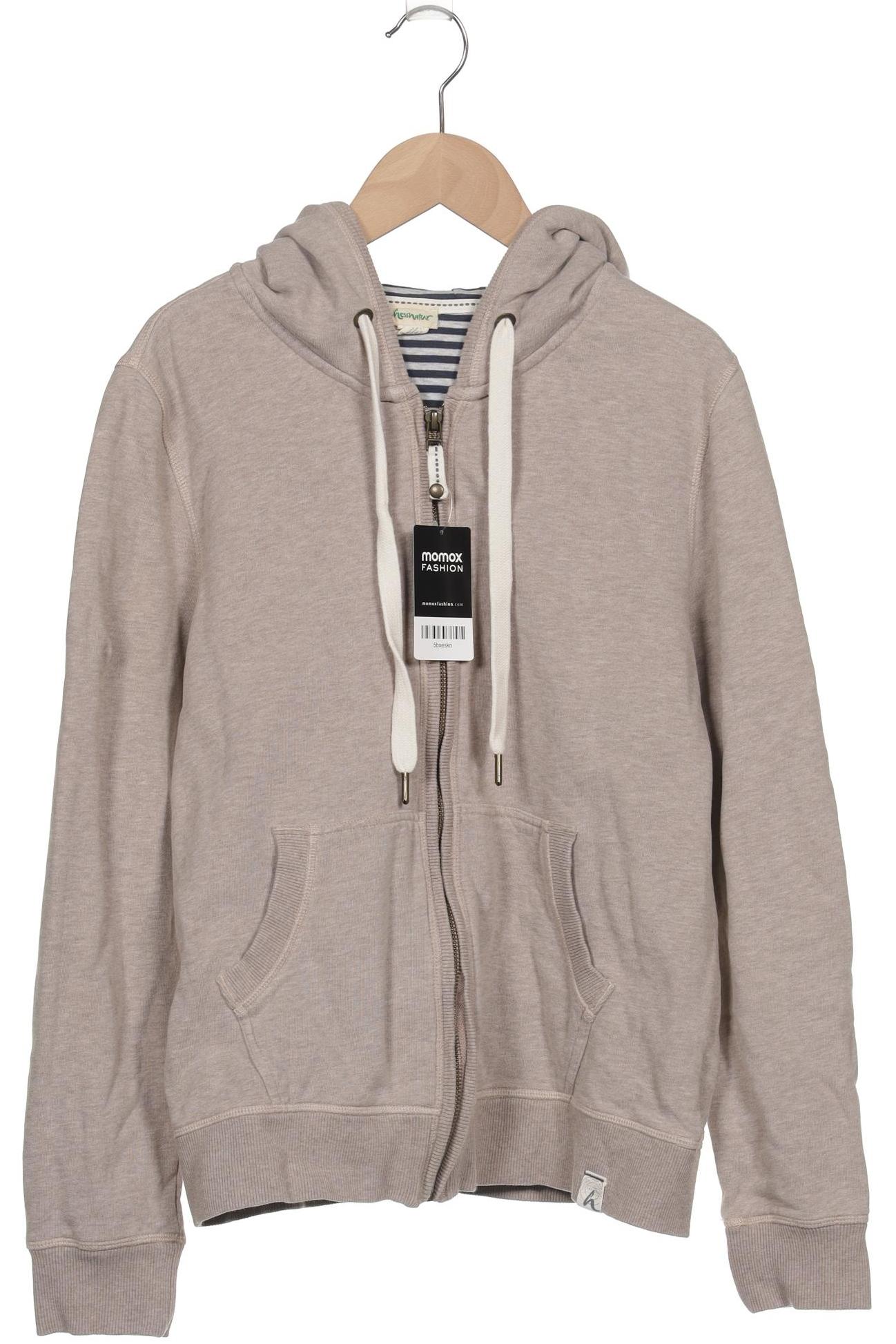 

hessnatur Damen Kapuzenpullover, beige, Gr. 40