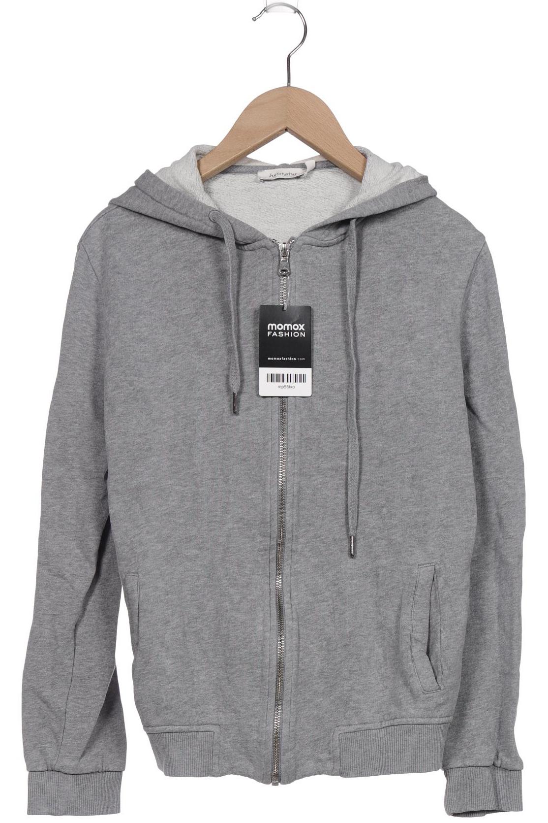 

hessnatur Damen Kapuzenpullover, grau, Gr. 36