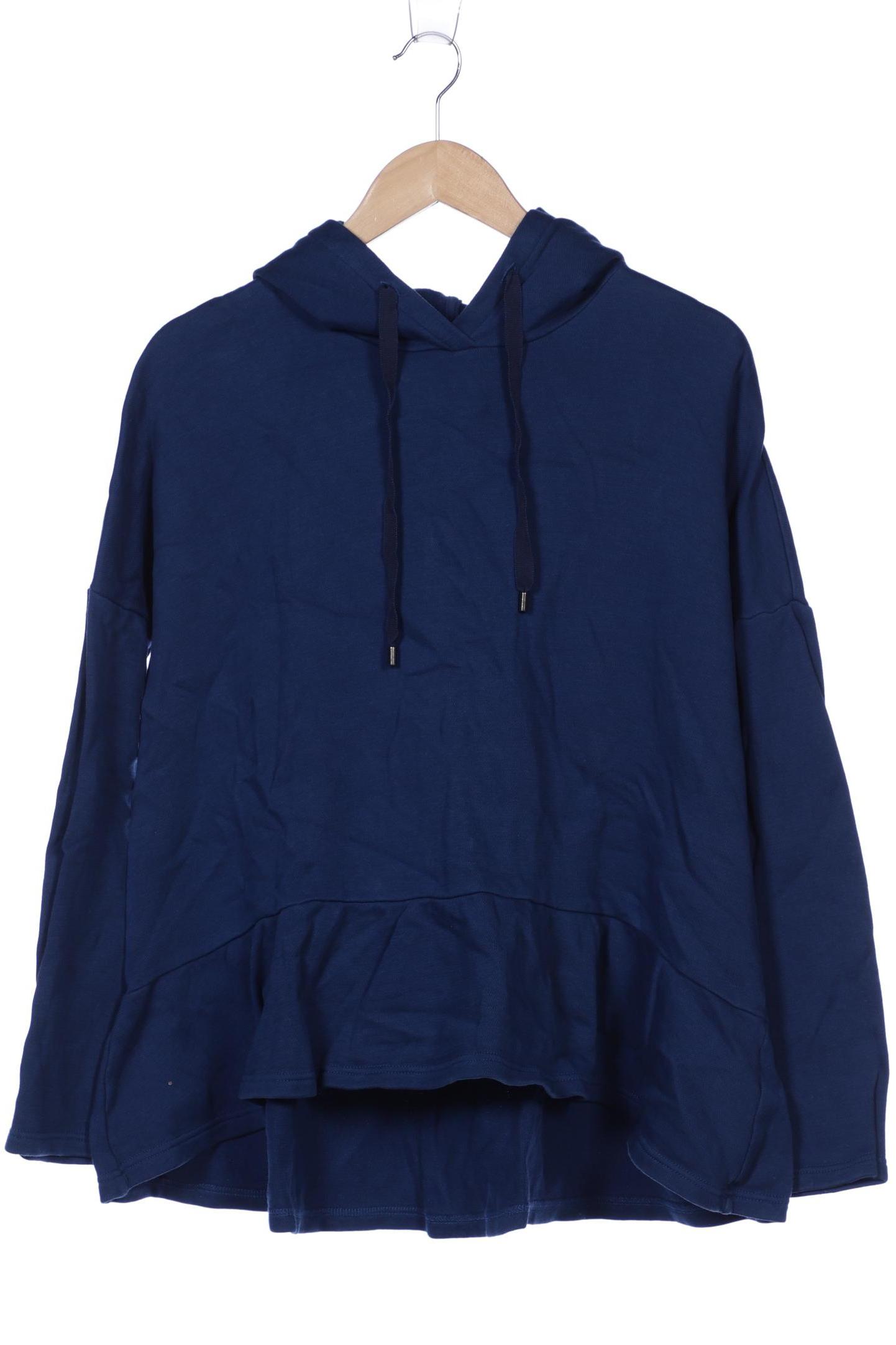 

hessnatur Damen Kapuzenpullover, blau, Gr. 42