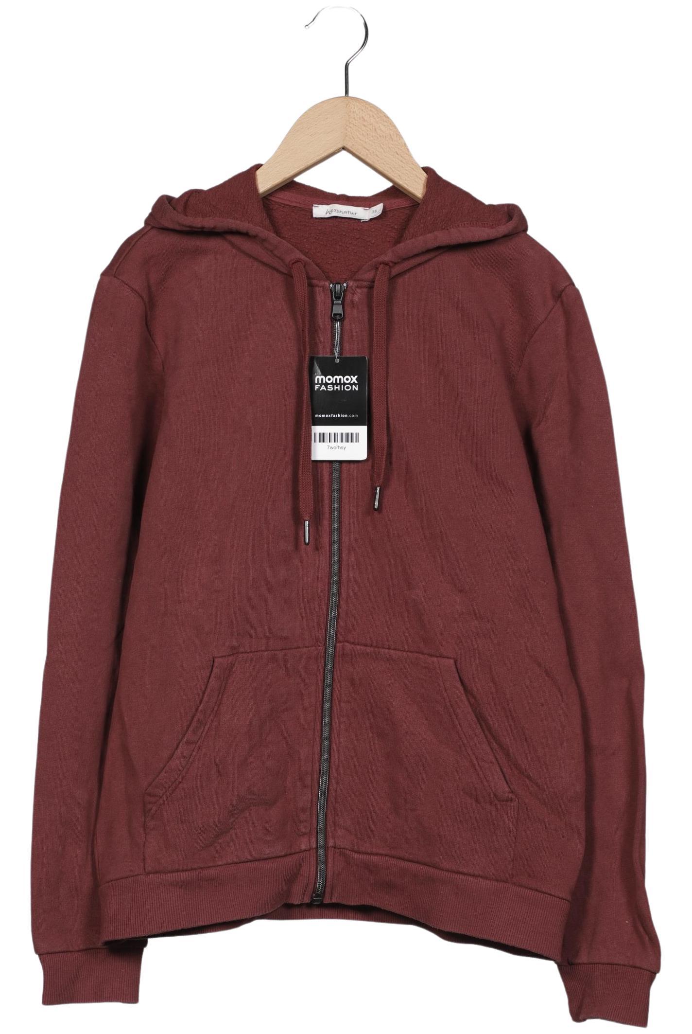 

hessnatur Damen Kapuzenpullover, bordeaux, Gr. 36