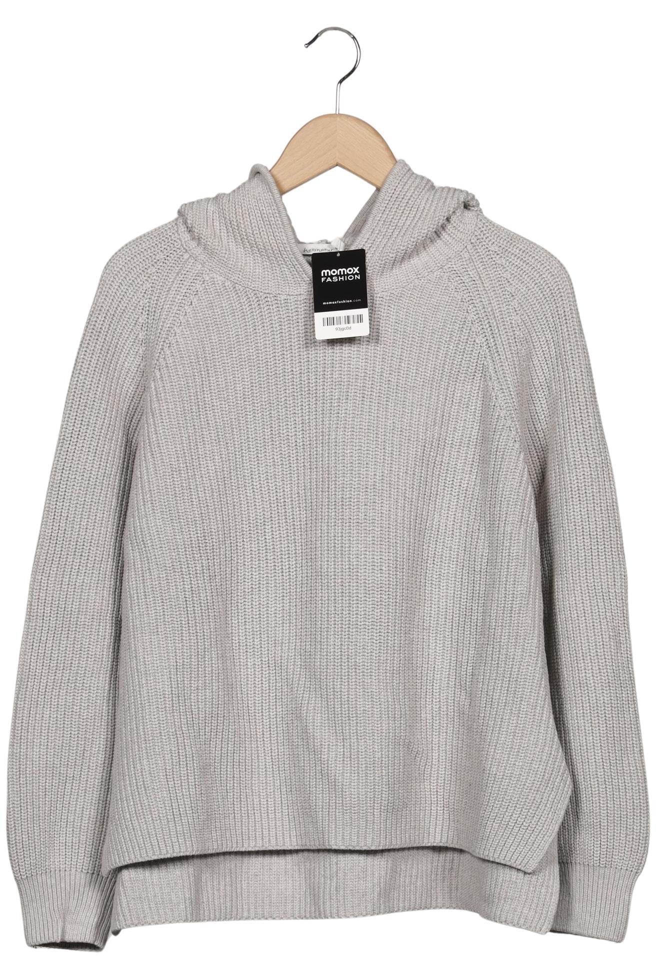 

hessnatur Damen Kapuzenpullover, grau, Gr. 38