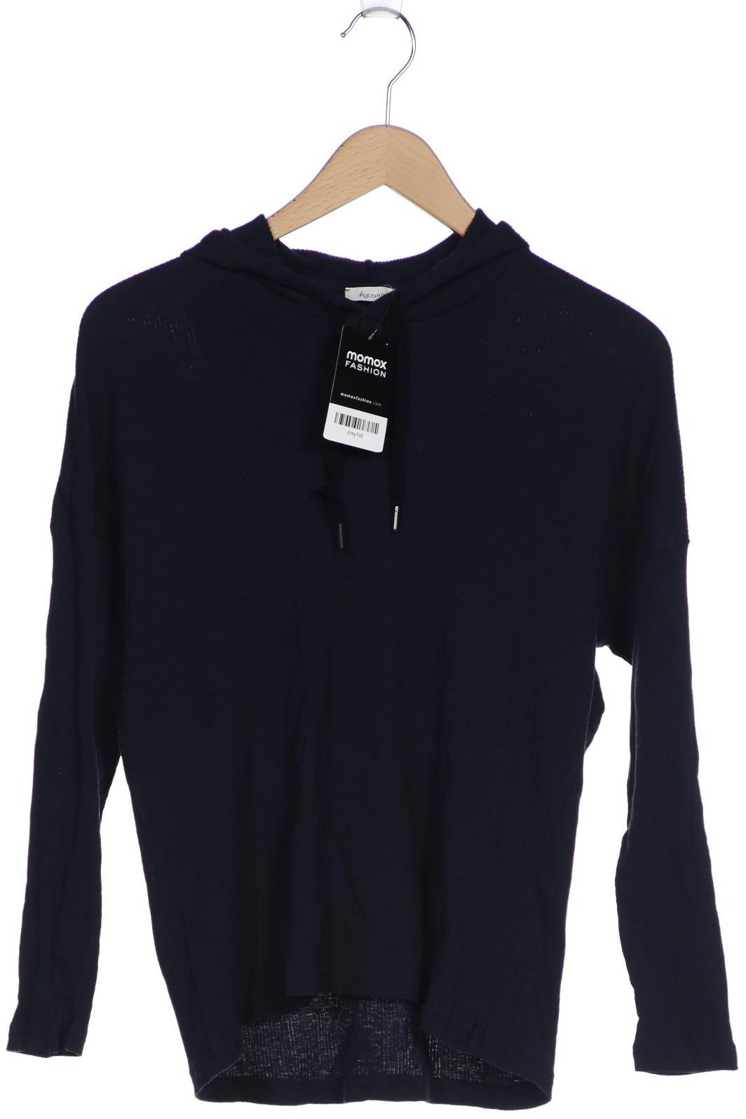 

hessnatur Damen Kapuzenpullover, marineblau, Gr. 40