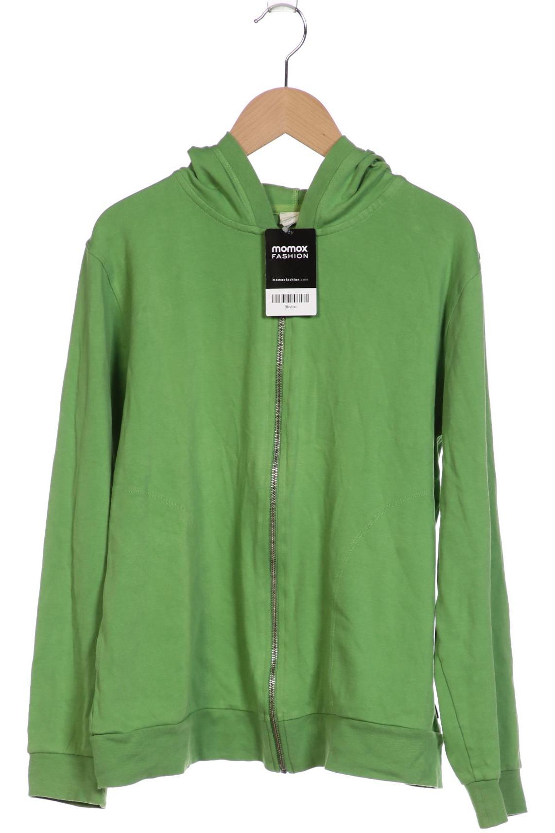 

hessnatur Damen Kapuzenpullover, grün, Gr. 40