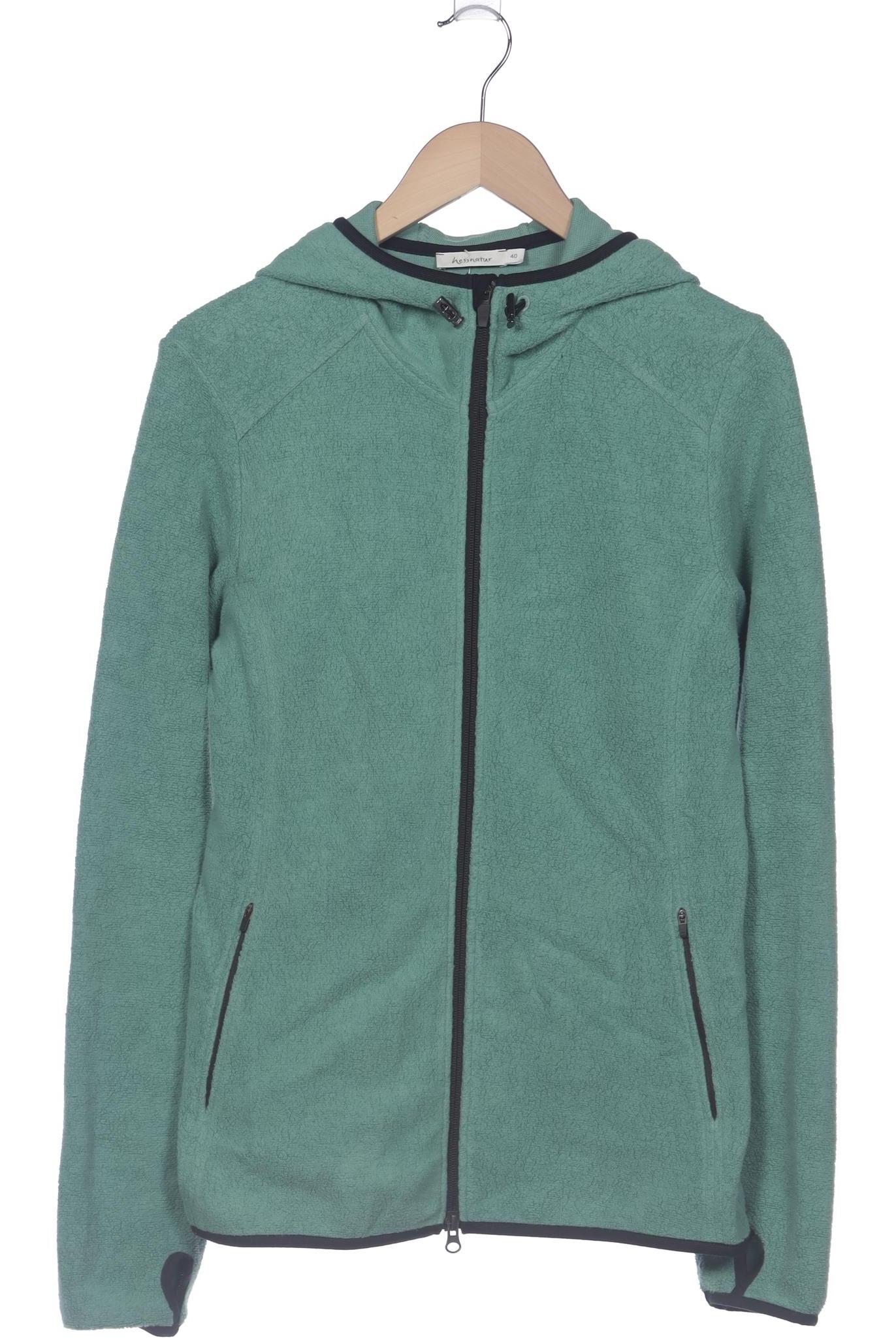 

hessnatur Damen Kapuzenpullover, hellgrün, Gr. 40