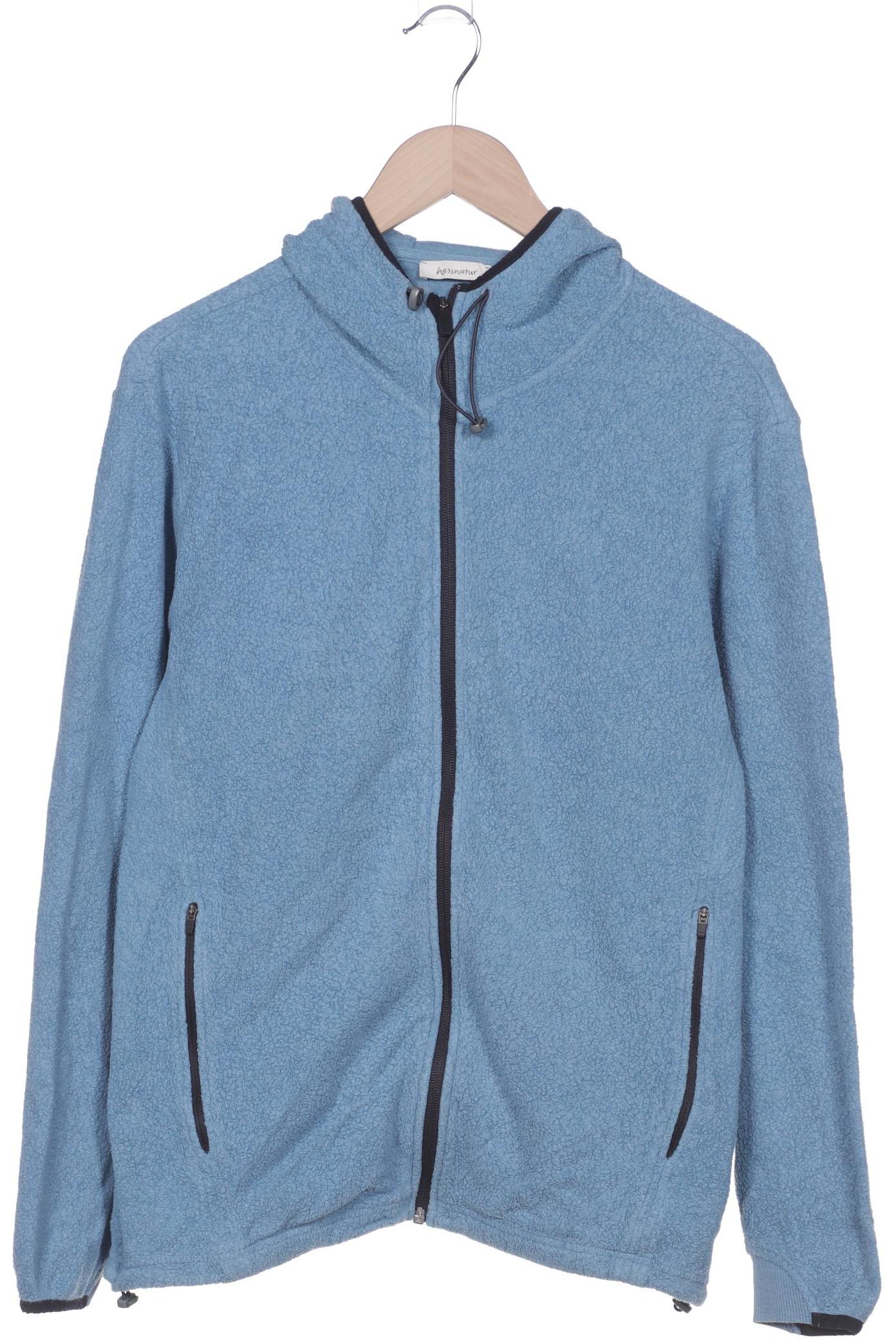 

hessnatur Damen Kapuzenpullover, hellblau, Gr. 50