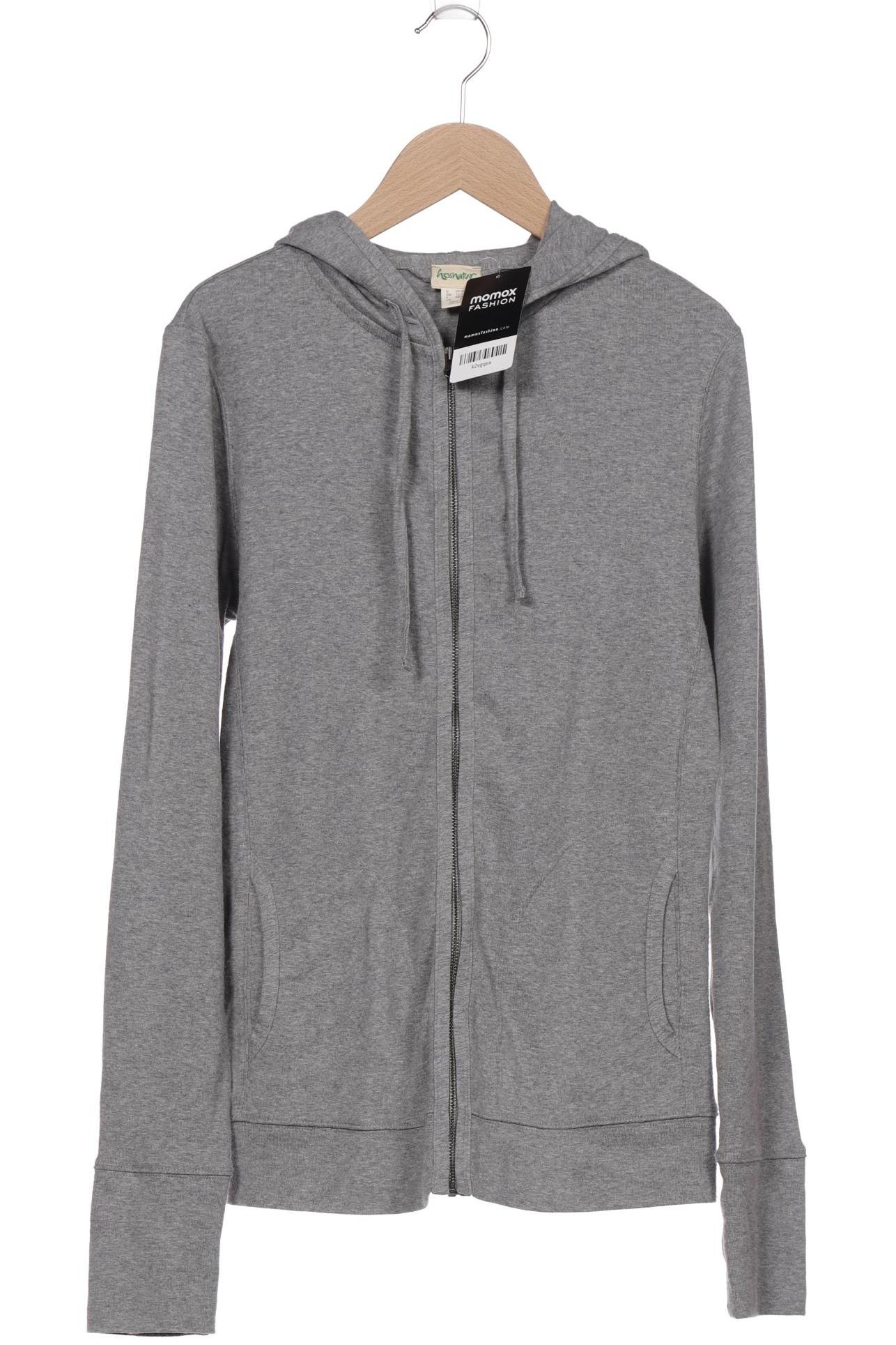 

hessnatur Damen Kapuzenpullover, grau, Gr. 36