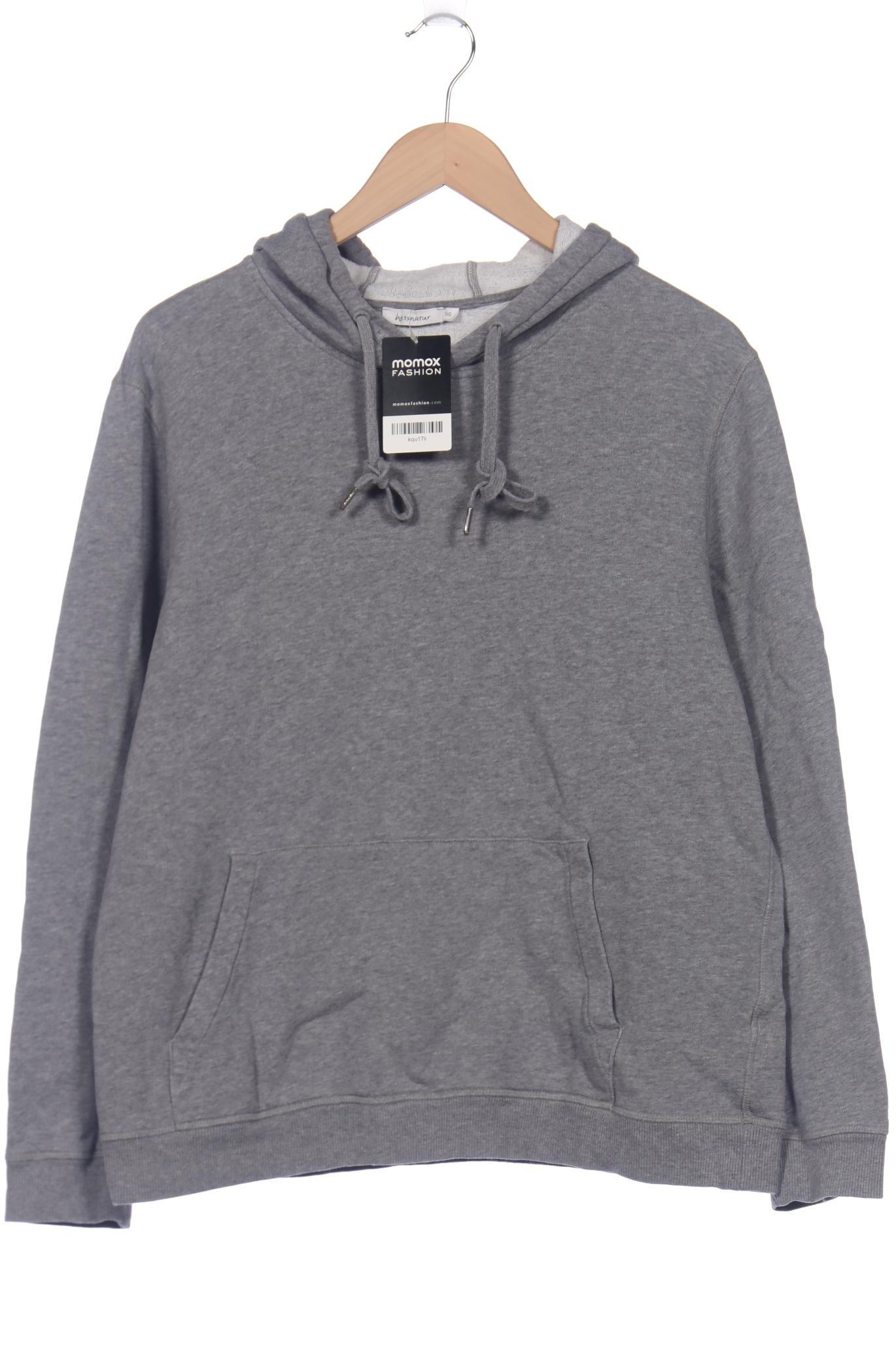 

hessnatur Damen Kapuzenpullover, grau, Gr. 50