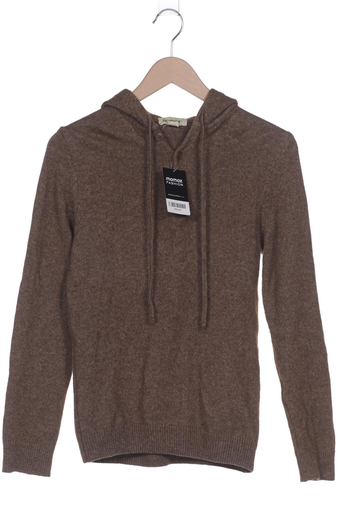 

hessnatur Damen Kapuzenpullover, beige, Gr. 36