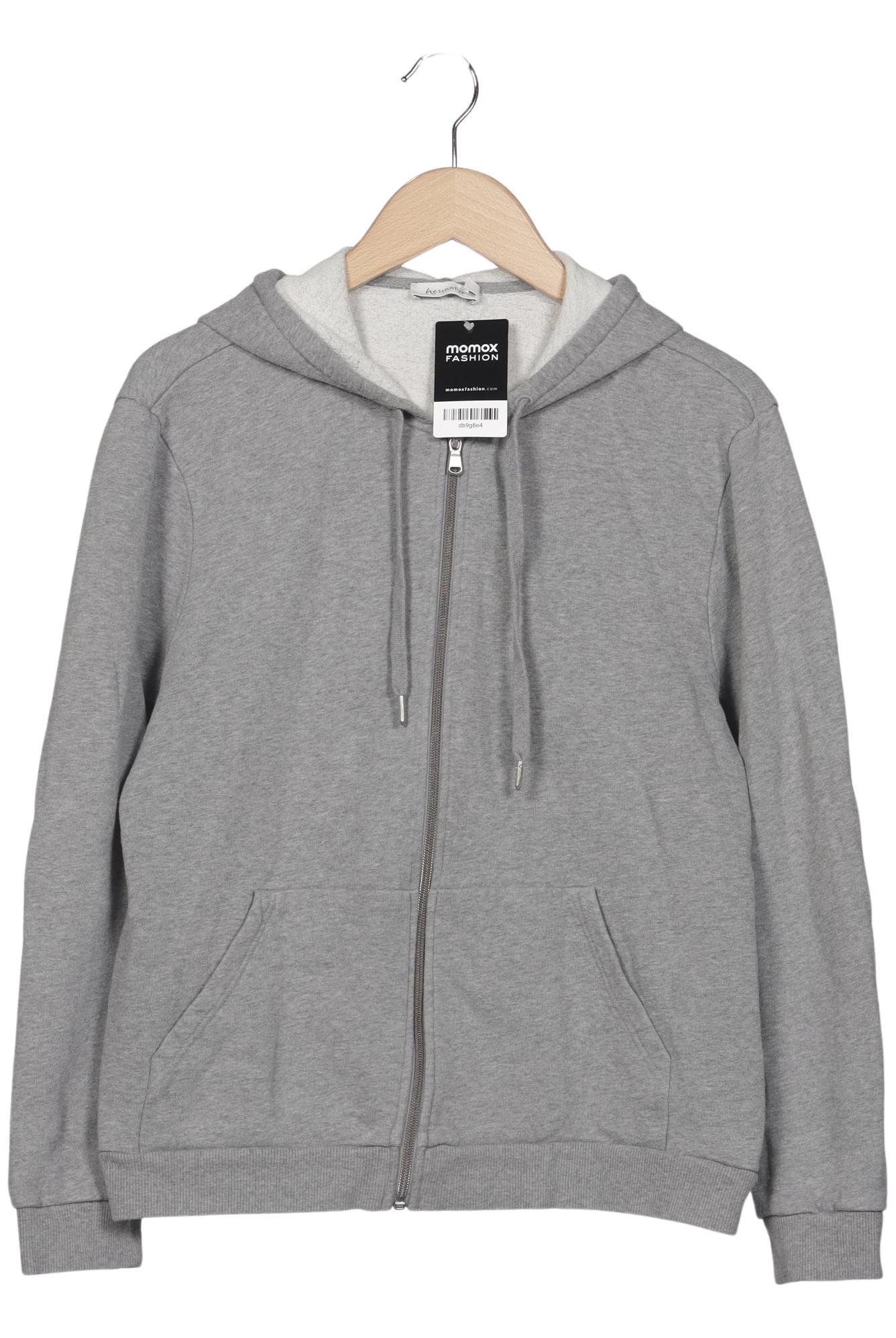 

hessnatur Damen Kapuzenpullover, grau, Gr. 42