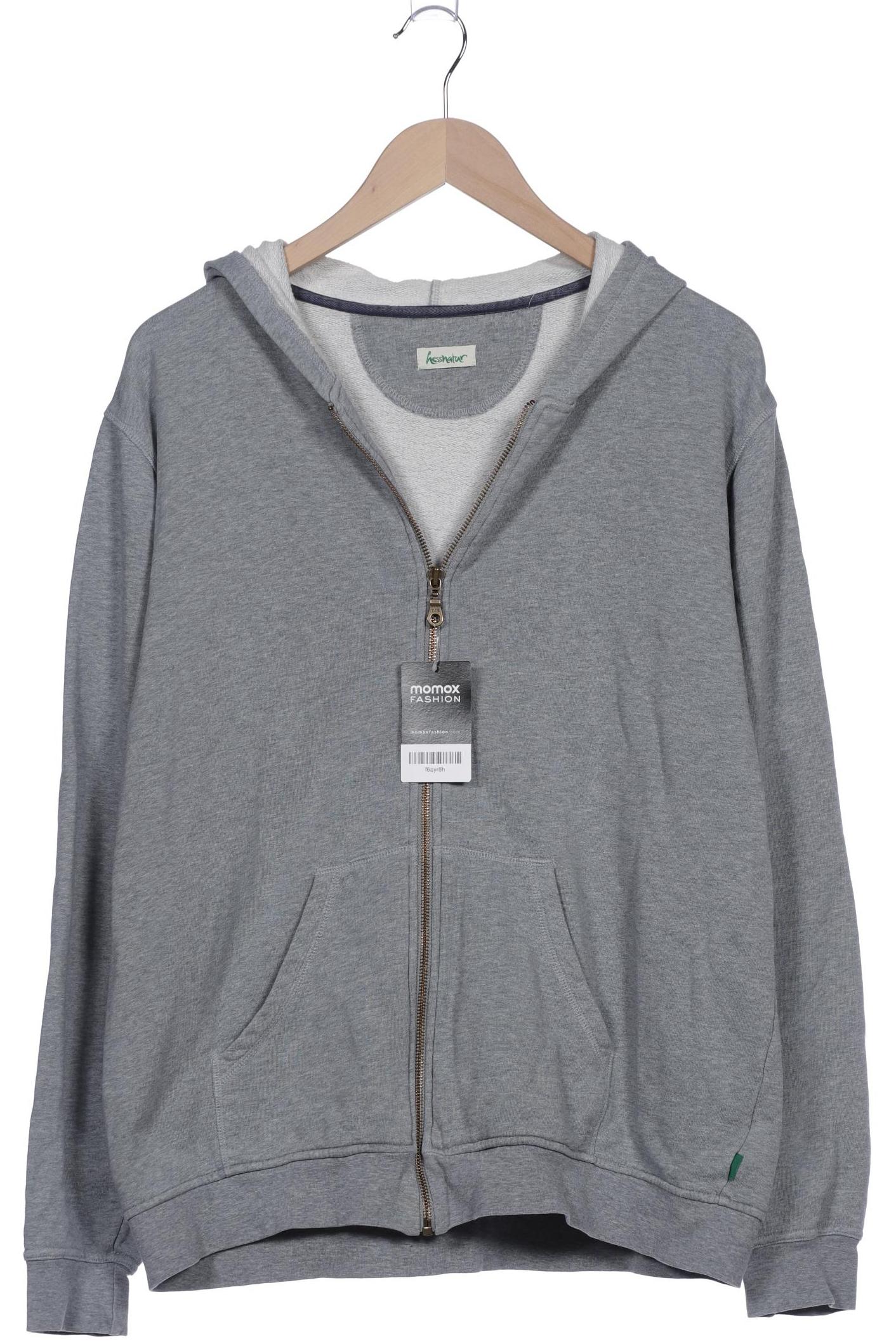 

hessnatur Damen Kapuzenpullover, grau, Gr. 42
