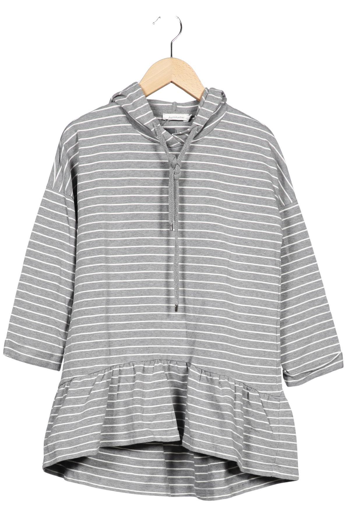 

hessnatur Damen Kapuzenpullover, grau, Gr. 34
