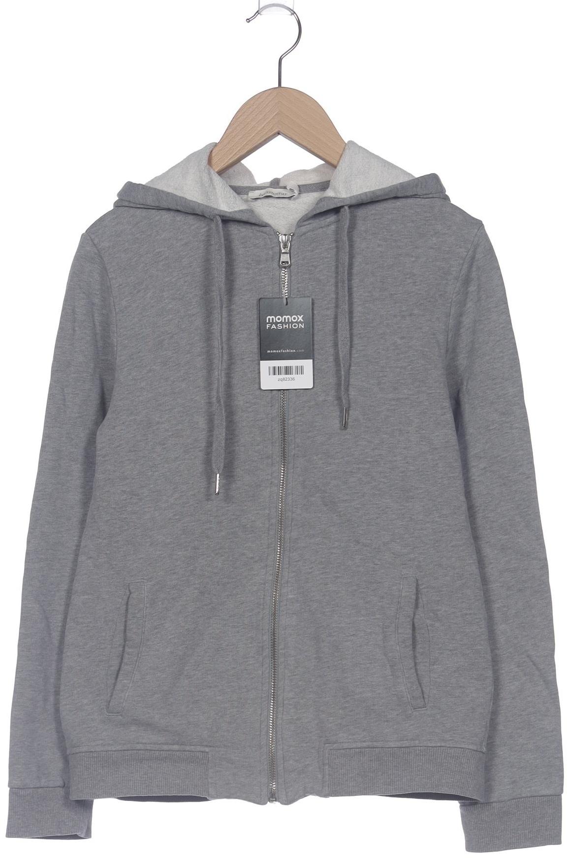 

hessnatur Damen Kapuzenpullover, grau, Gr. 34