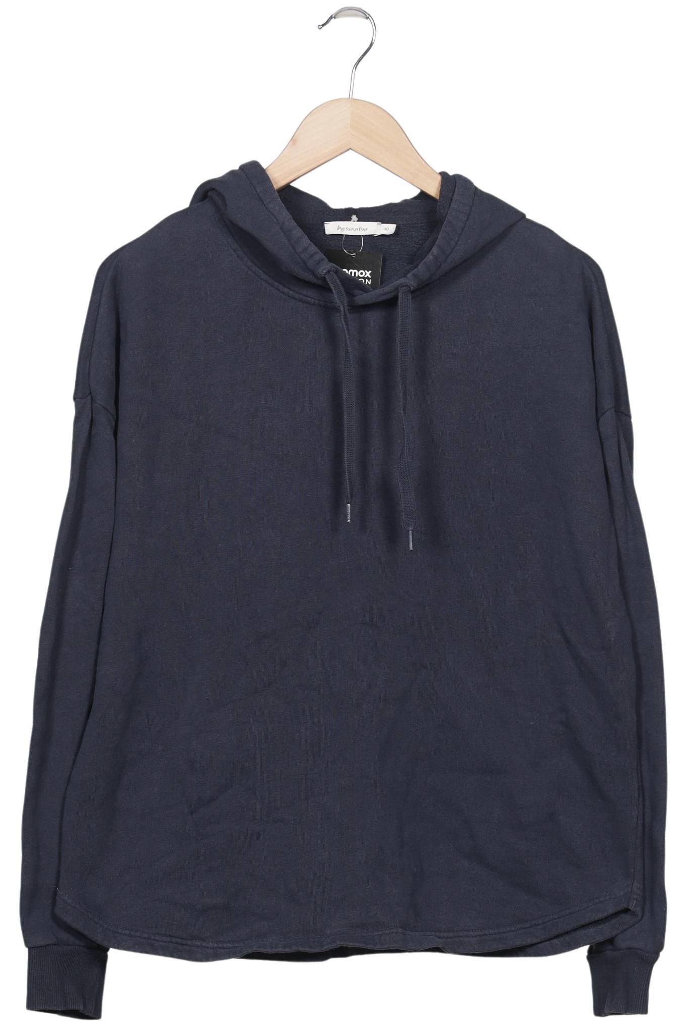 

hessnatur Damen Kapuzenpullover, marineblau, Gr. 40