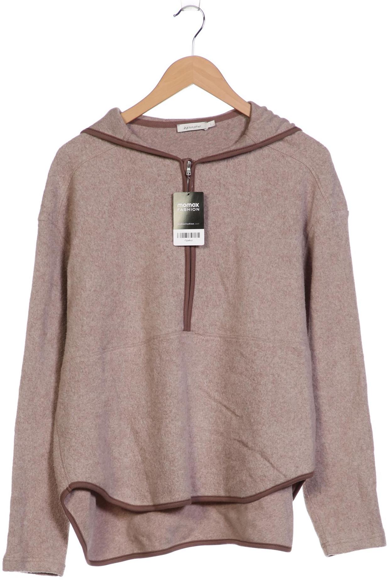 

hessnatur Damen Kapuzenpullover, beige, Gr. 42
