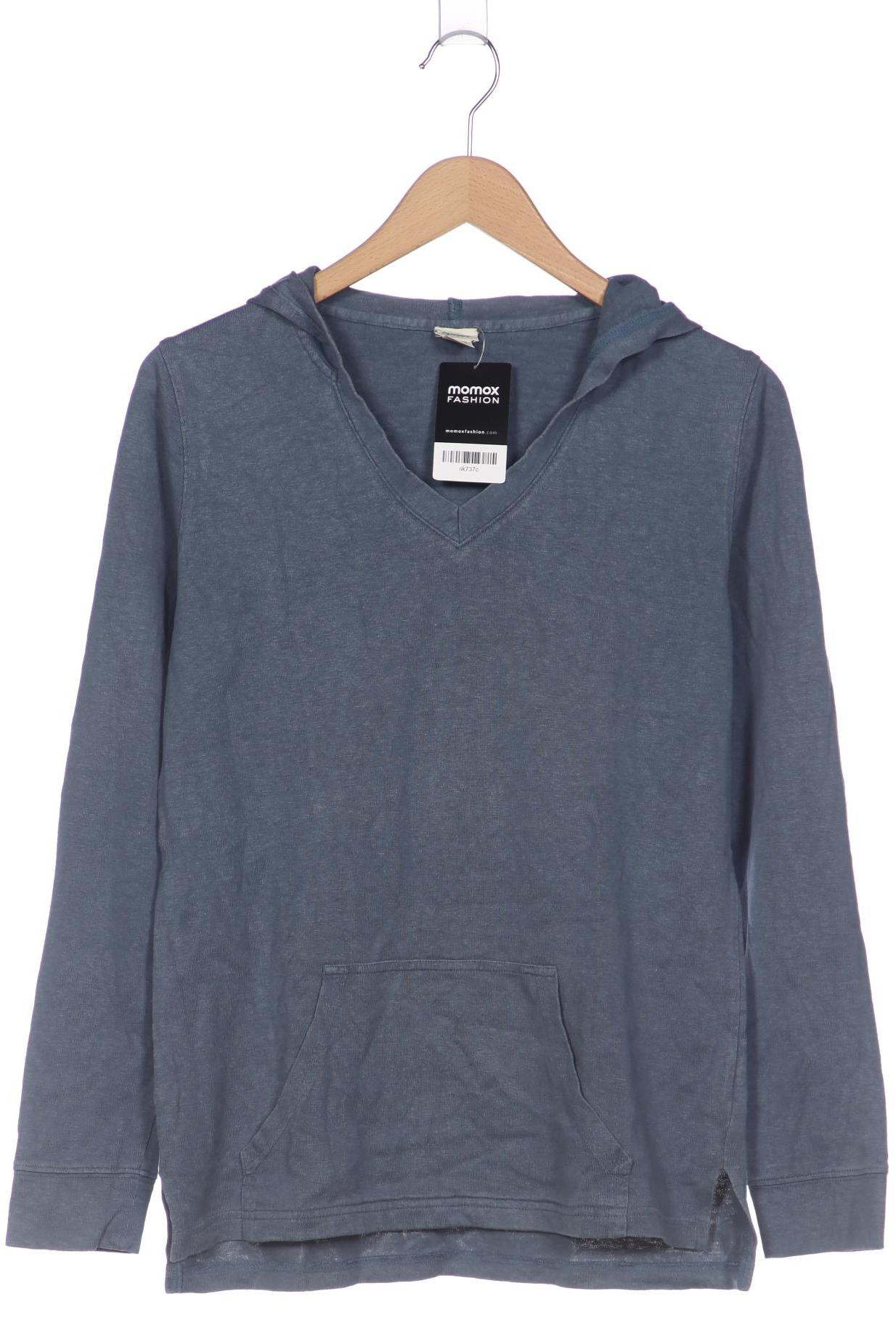 

hessnatur Damen Kapuzenpullover, blau, Gr. 36