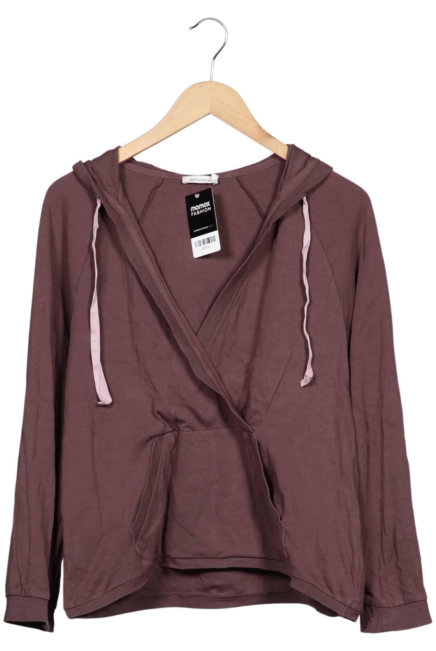 

hessnatur Damen Kapuzenpullover, bordeaux, Gr. 42