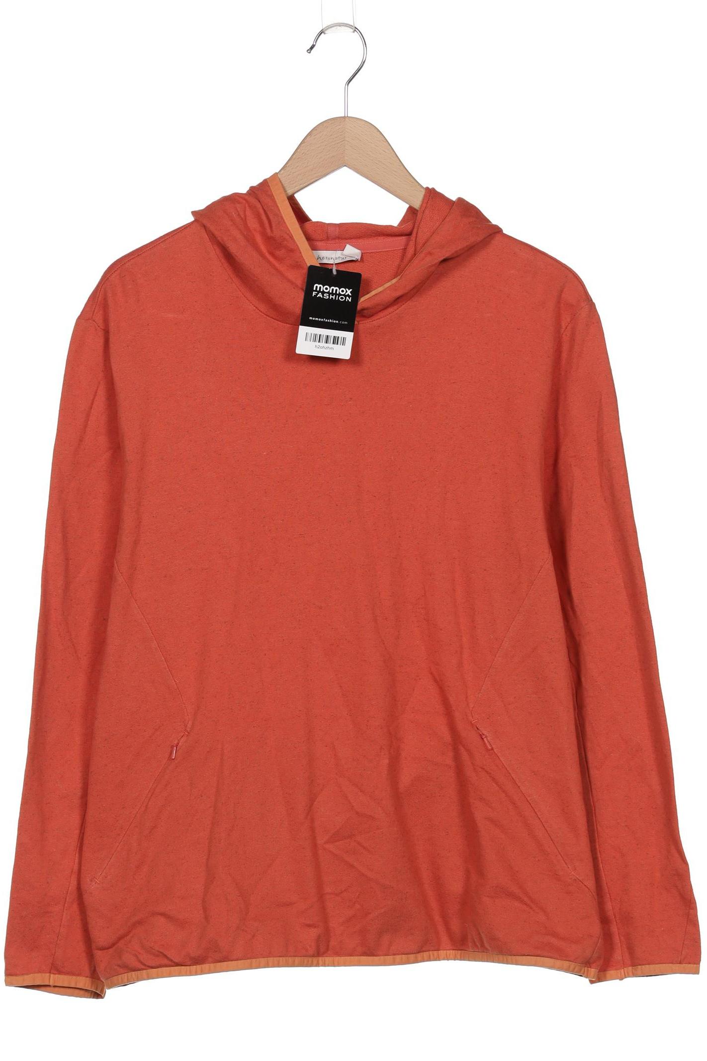 

hessnatur Damen Kapuzenpullover, orange, Gr. 46