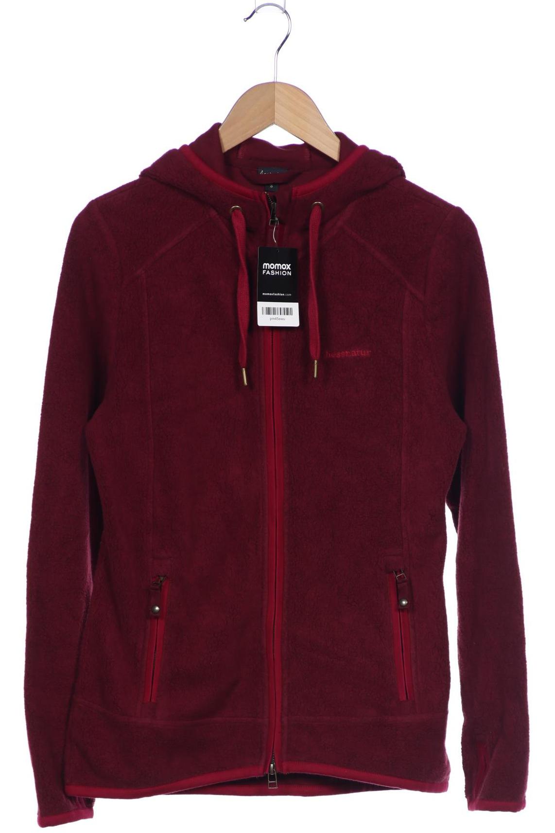 

hessnatur Damen Kapuzenpullover, bordeaux, Gr. 36
