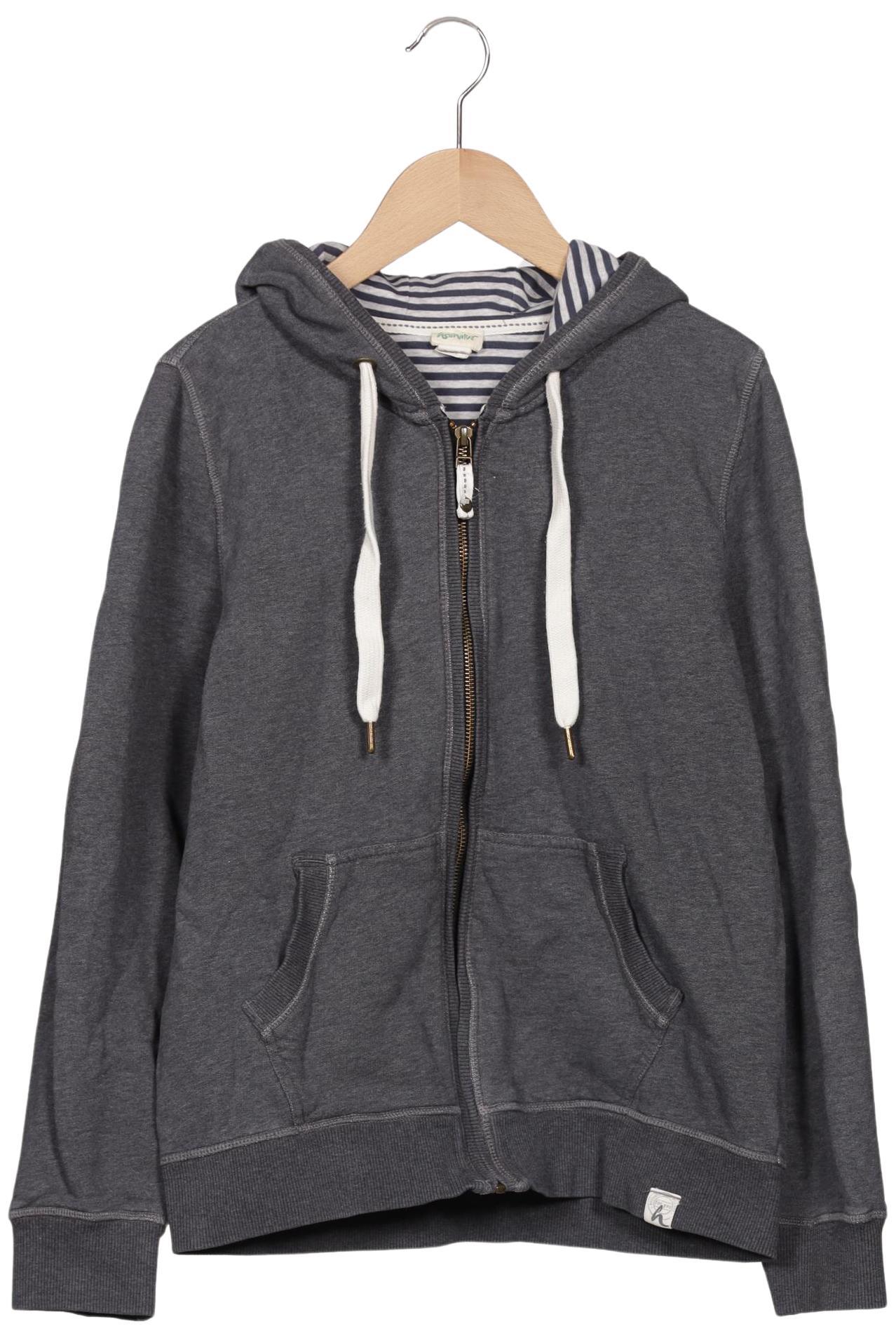 

hessnatur Damen Kapuzenpullover, grau, Gr. 36