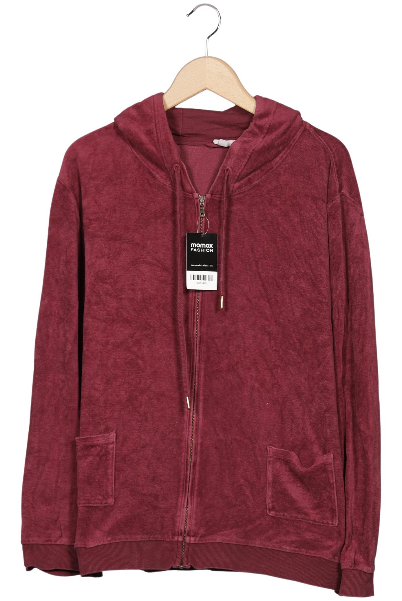 

hessnatur Damen Kapuzenpullover, bordeaux, Gr. 44