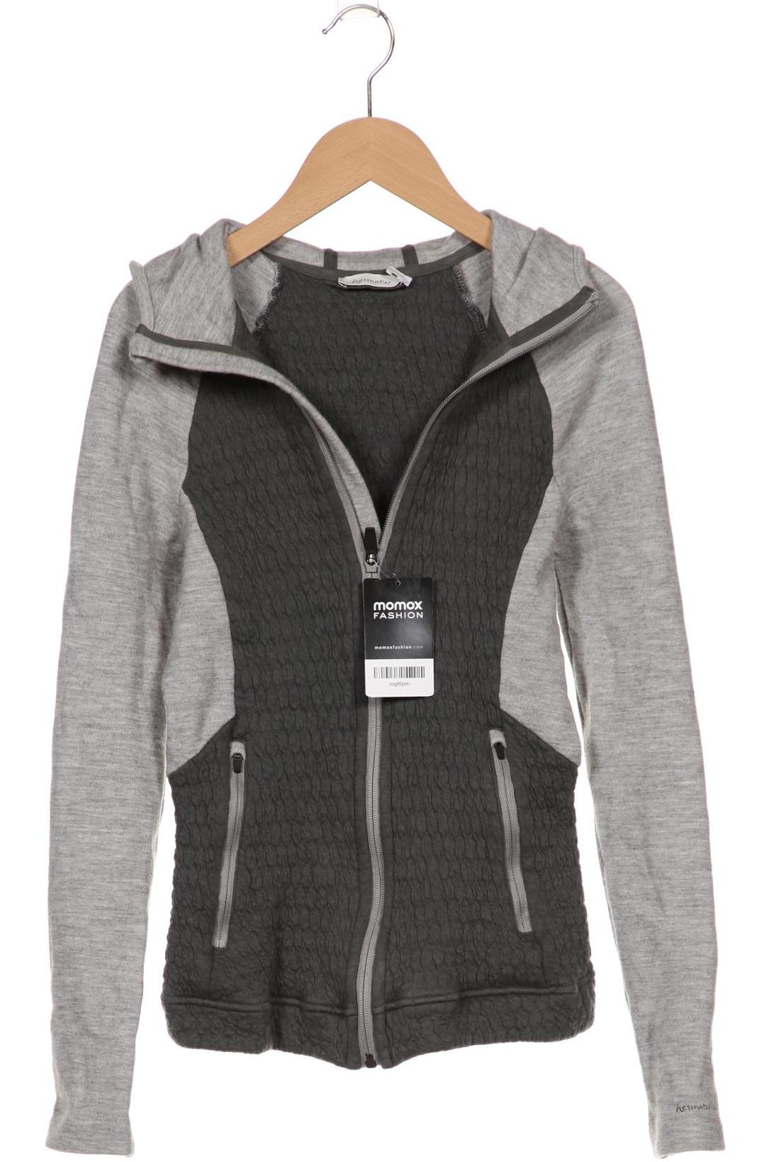

hessnatur Damen Kapuzenpullover, grau, Gr. 36