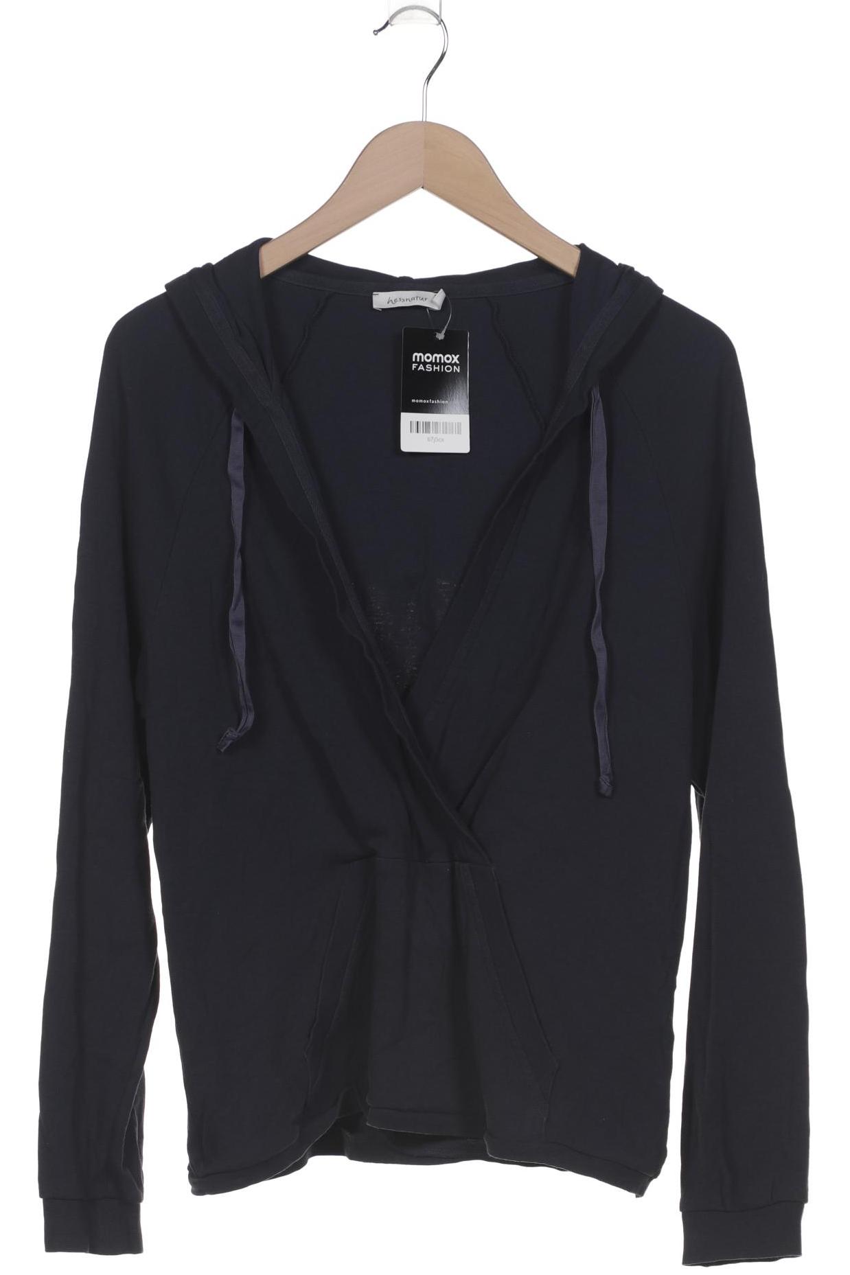 

hessnatur Damen Kapuzenpullover, marineblau, Gr. 42
