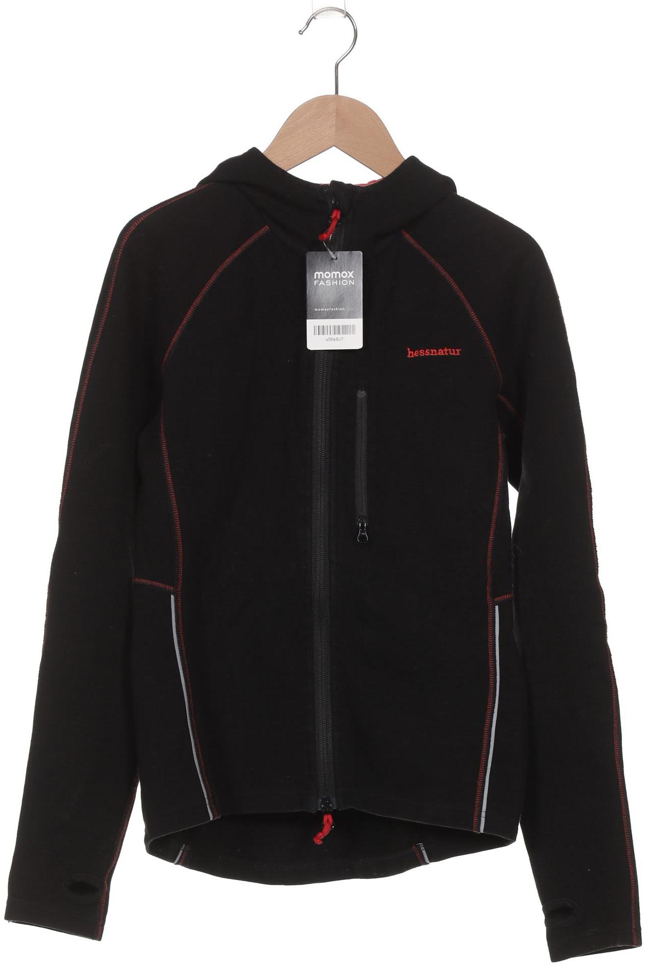 

hessnatur Damen Kapuzenpullover, schwarz, Gr. 34
