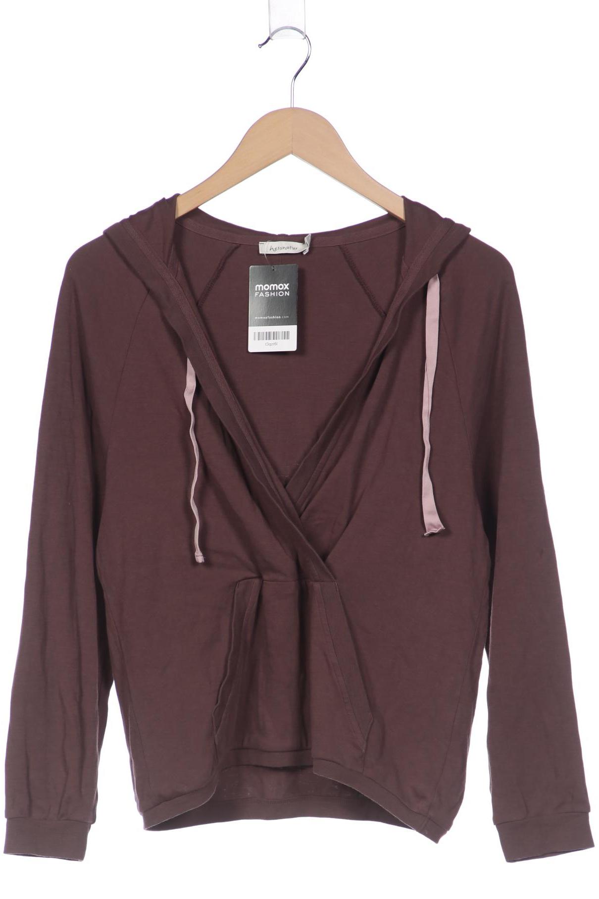 

hessnatur Damen Kapuzenpullover, bordeaux, Gr. 38