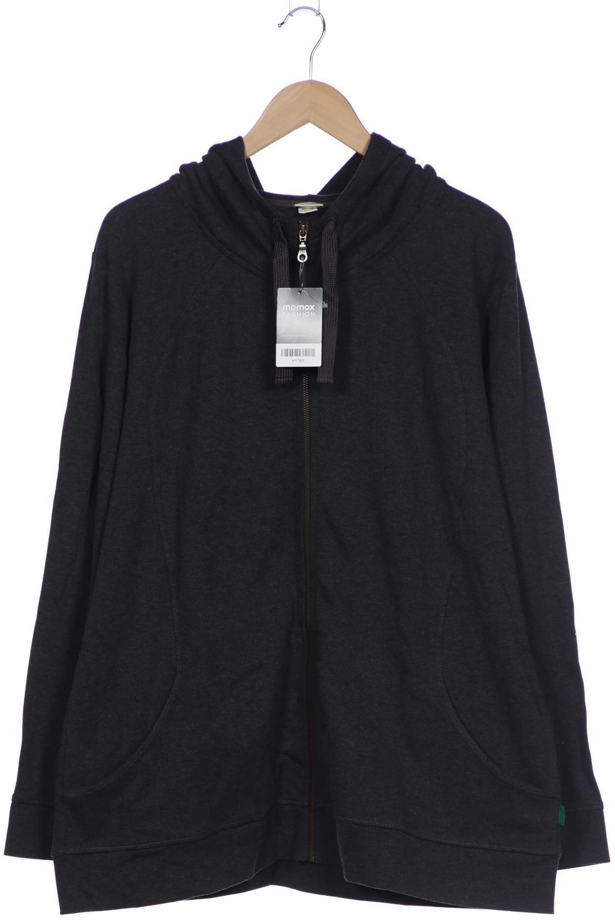 

hessnatur Damen Kapuzenpullover, grau, Gr. 46
