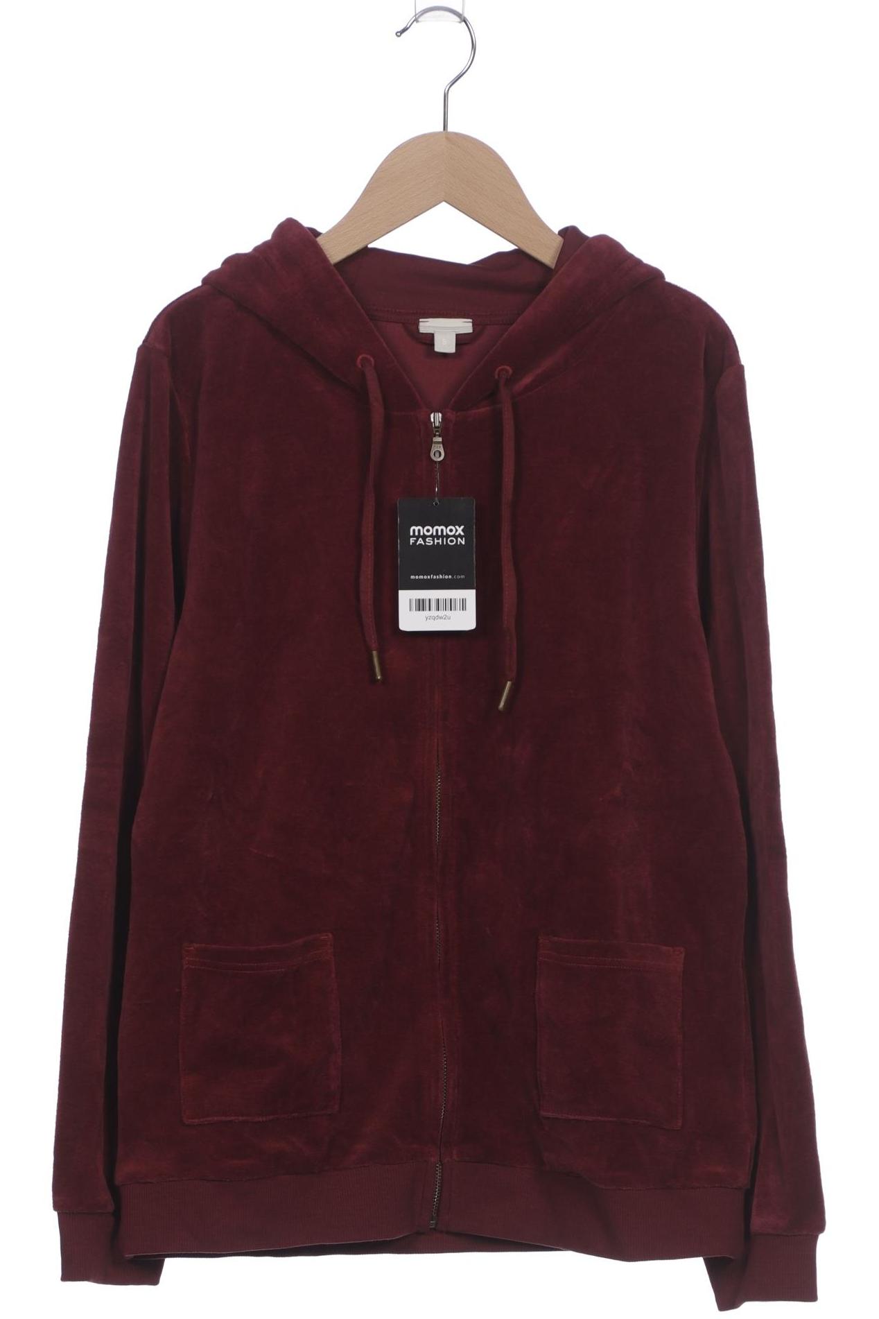 

hessnatur Damen Kapuzenpullover, bordeaux, Gr. 36
