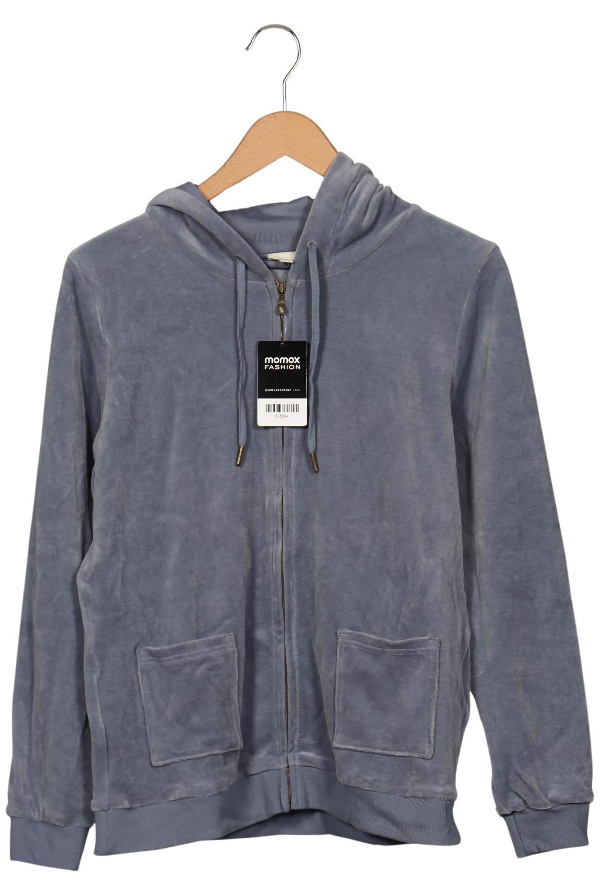 

hessnatur Damen Kapuzenpullover, blau, Gr. 36