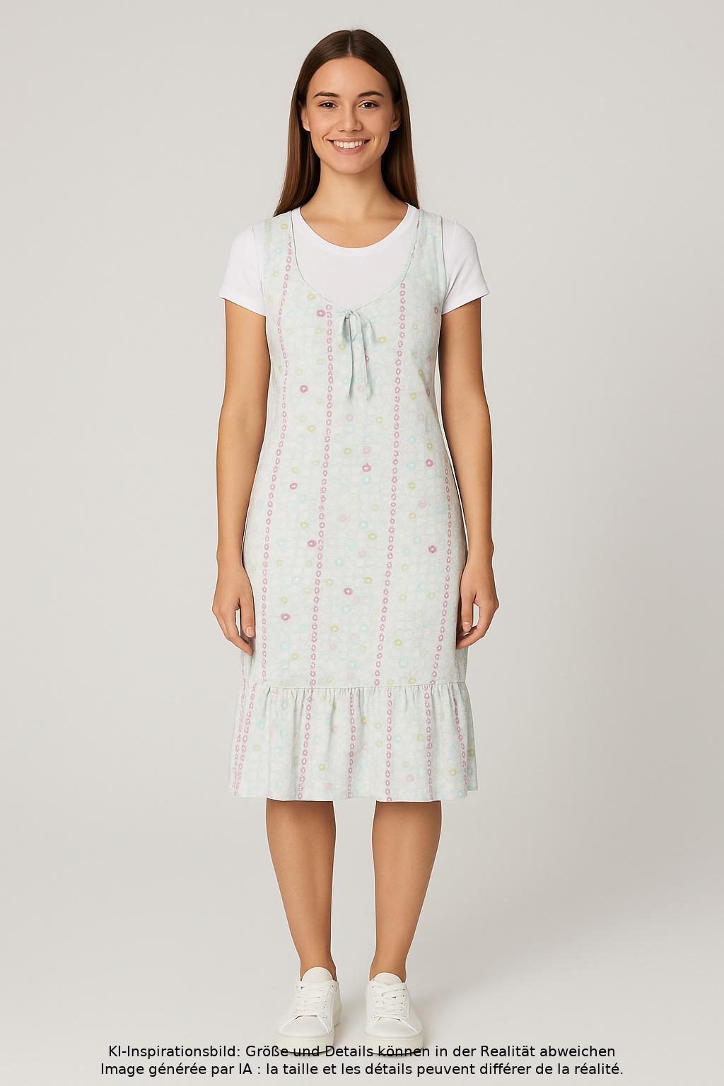 

hessnatur Damen Kleid, mehrfarbig, Gr. 34