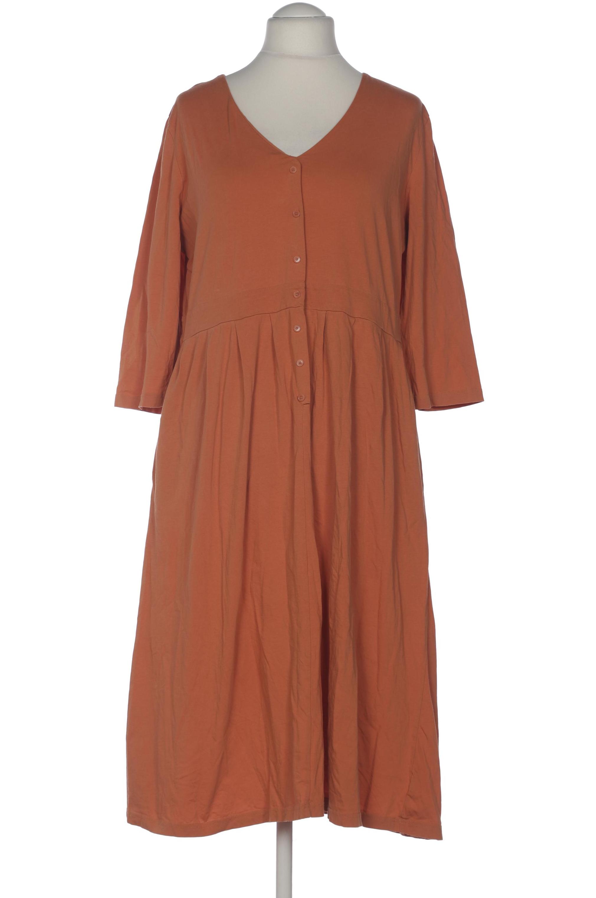 

hessnatur Damen Kleid, orange, Gr. 48