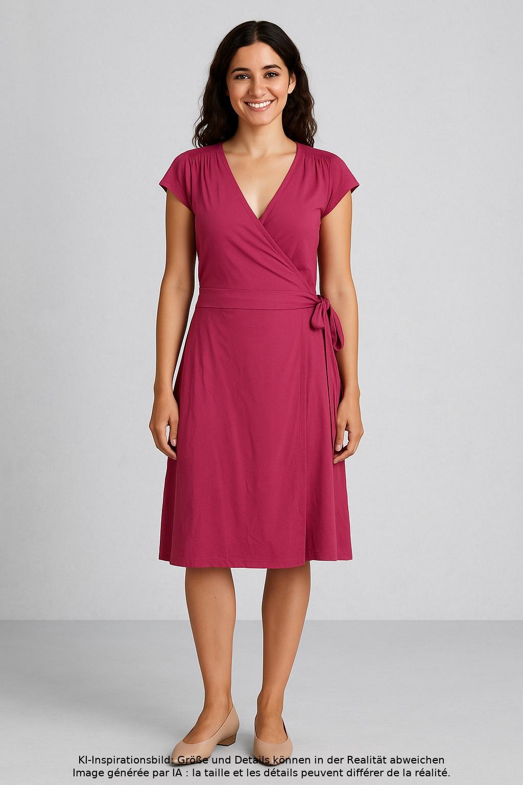 

hessnatur Damen Kleid, pink, Gr. 40