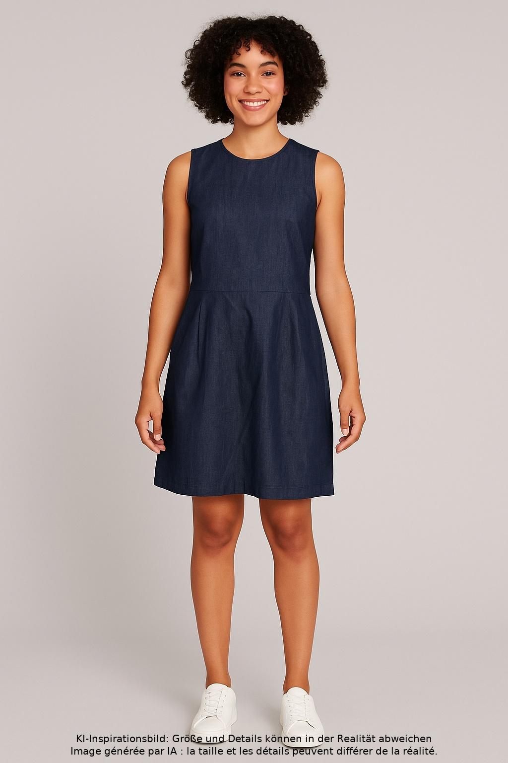 

hessnatur Damen Kleid, marineblau, Gr. 38