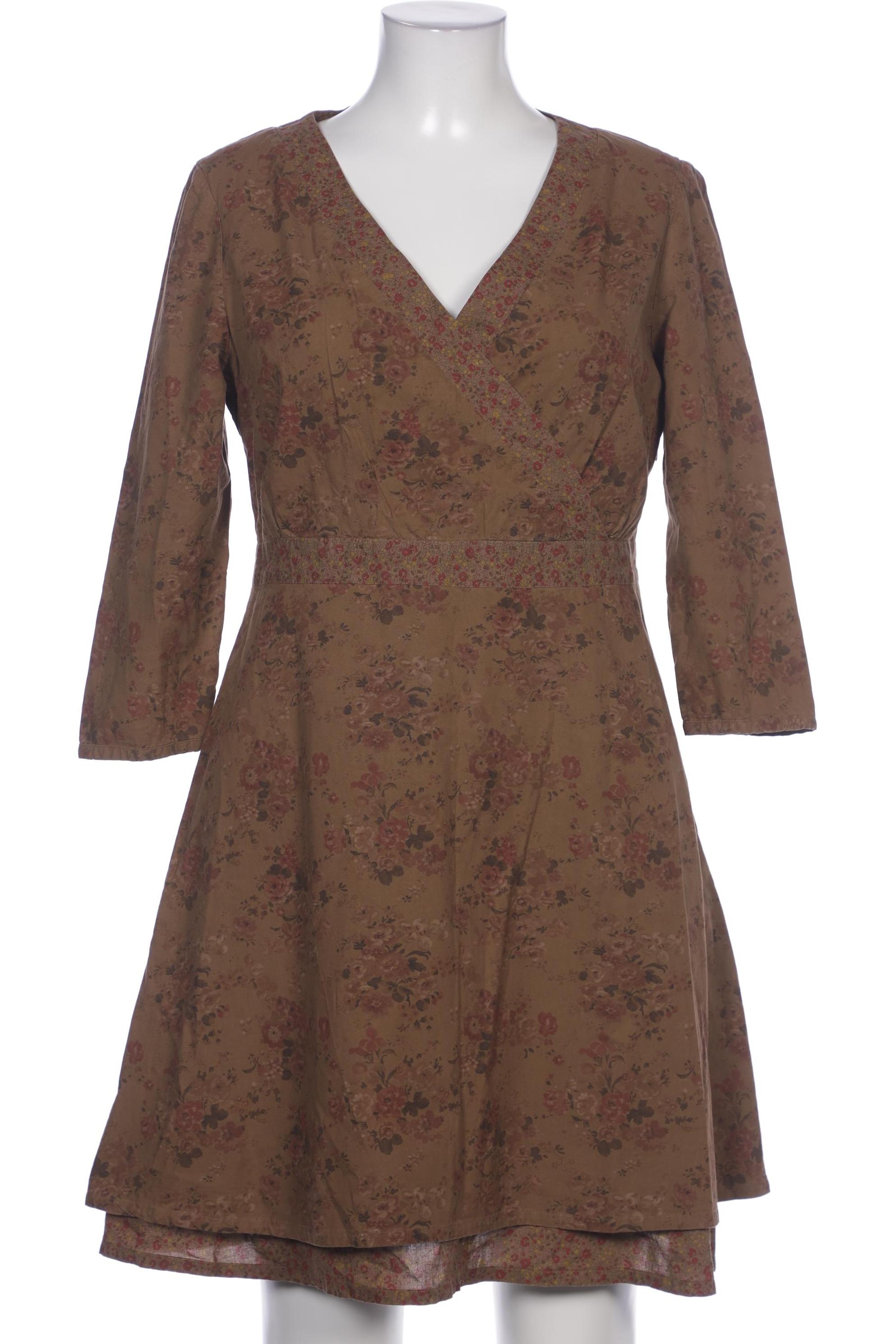 

hessnatur Damen Kleid, braun, Gr. 44