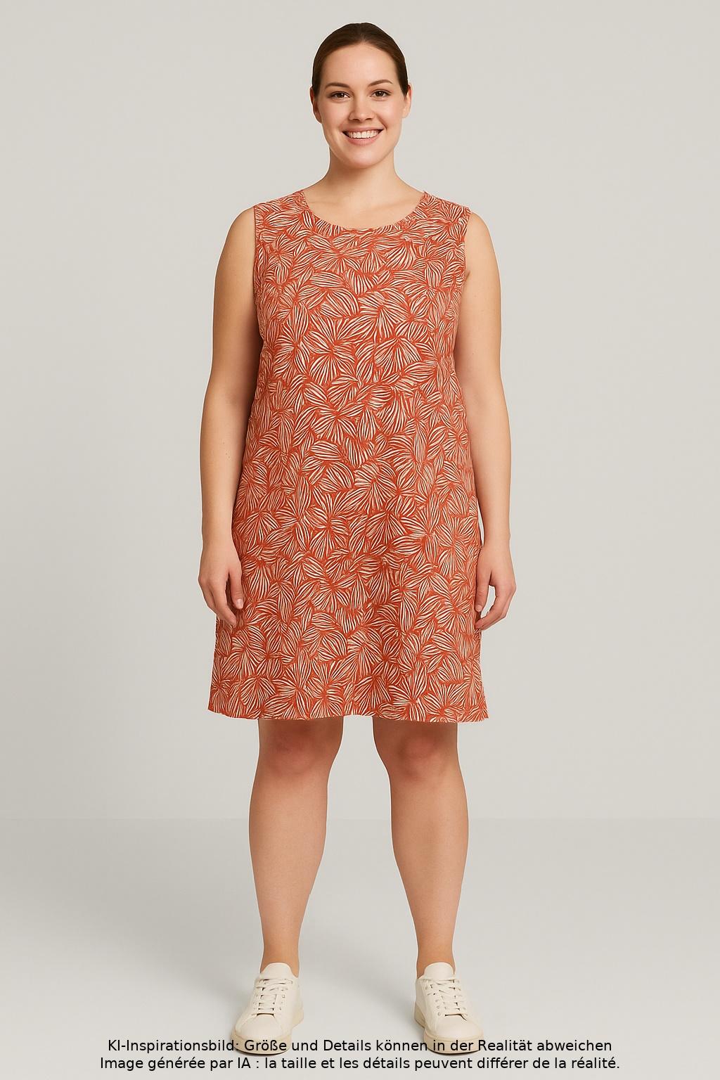 

hessnatur Damen Kleid, orange, Gr. 44