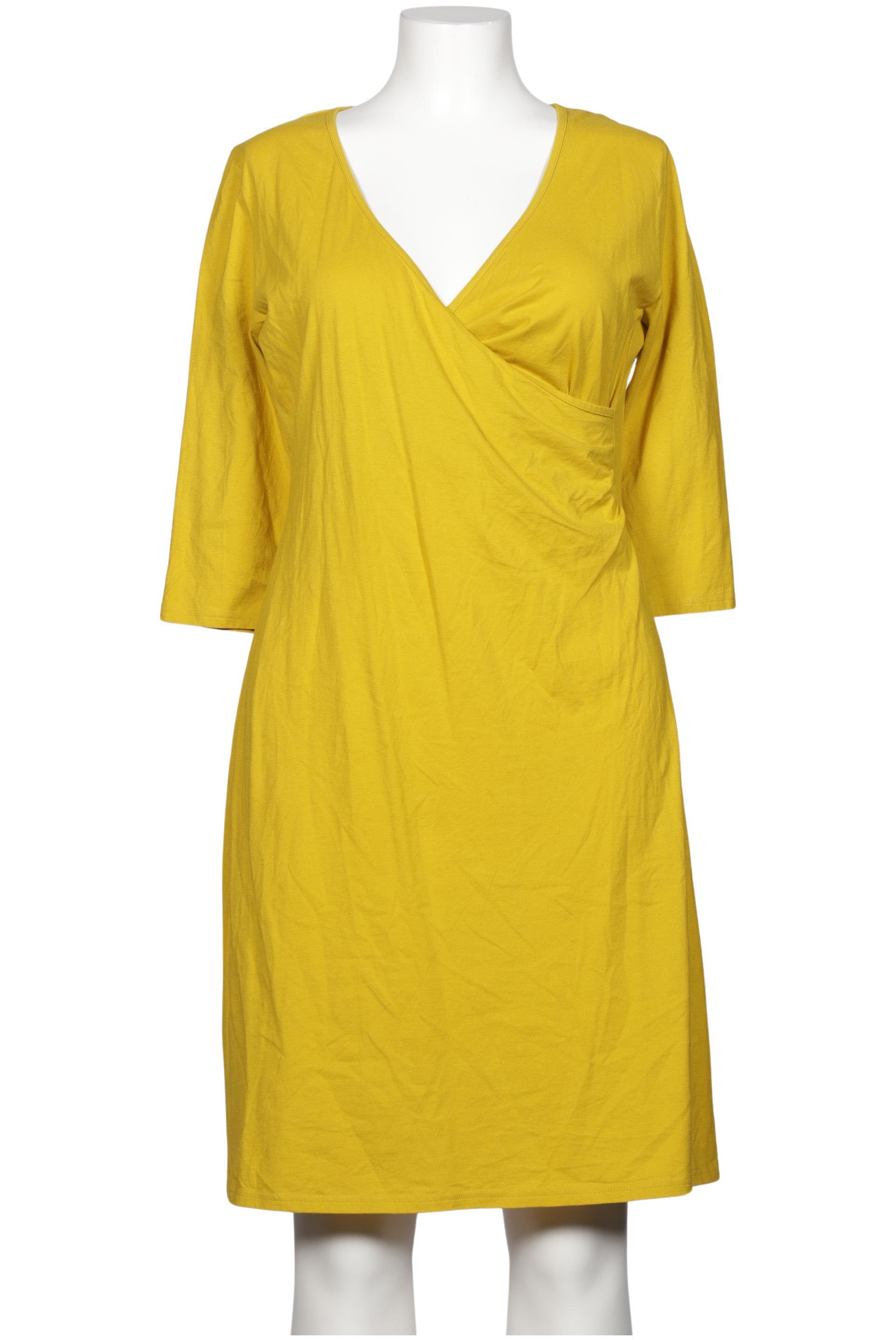 

hessnatur Damen Kleid, gelb, Gr. 44