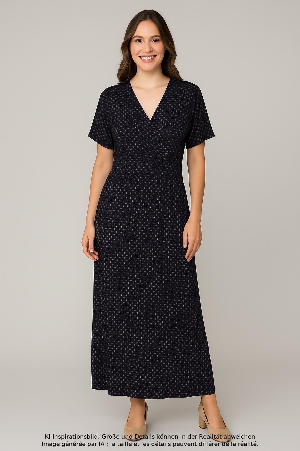 

hessnatur Damen Kleid, marineblau, Gr. 40