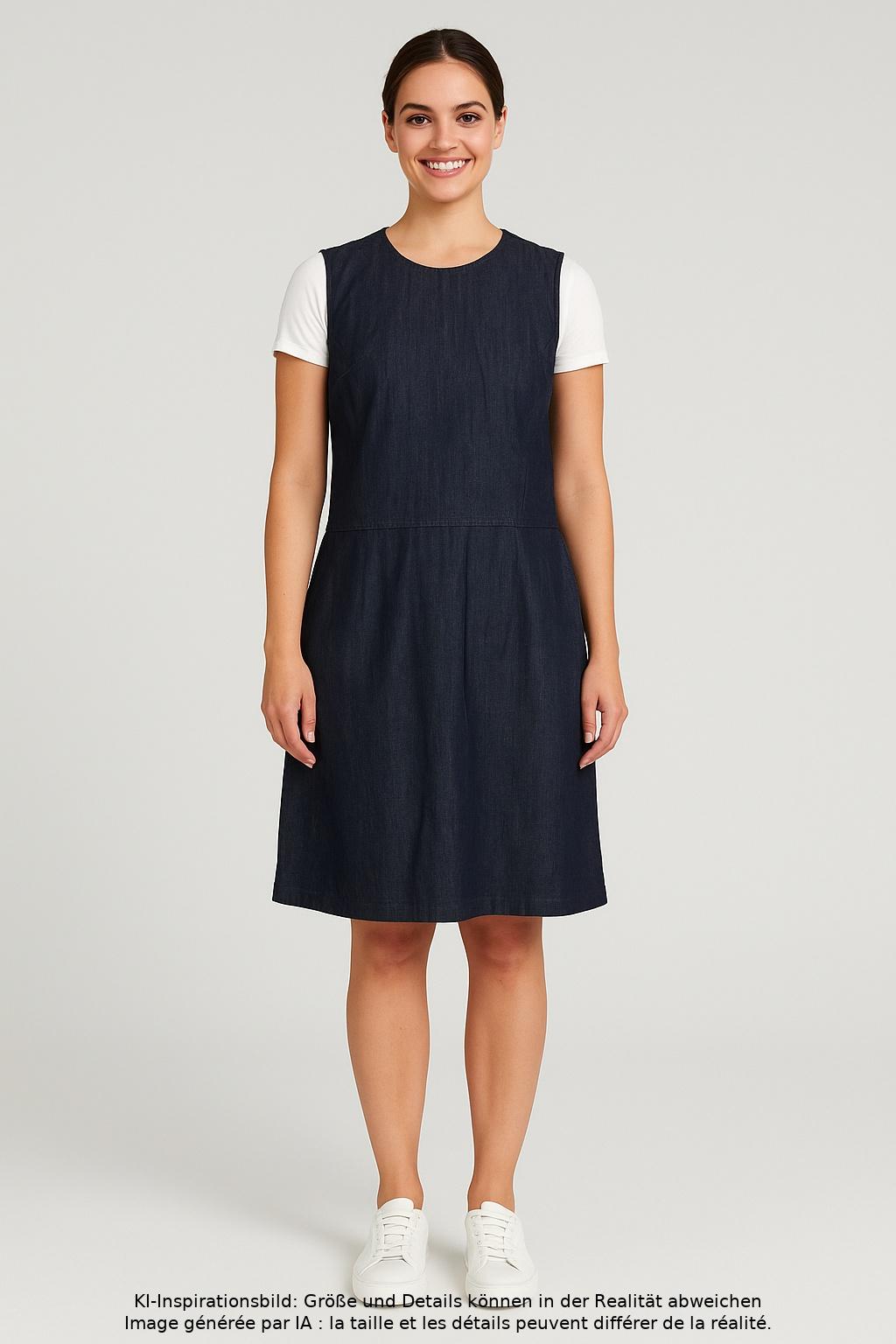 

hessnatur Damen Kleid, marineblau, Gr. 38