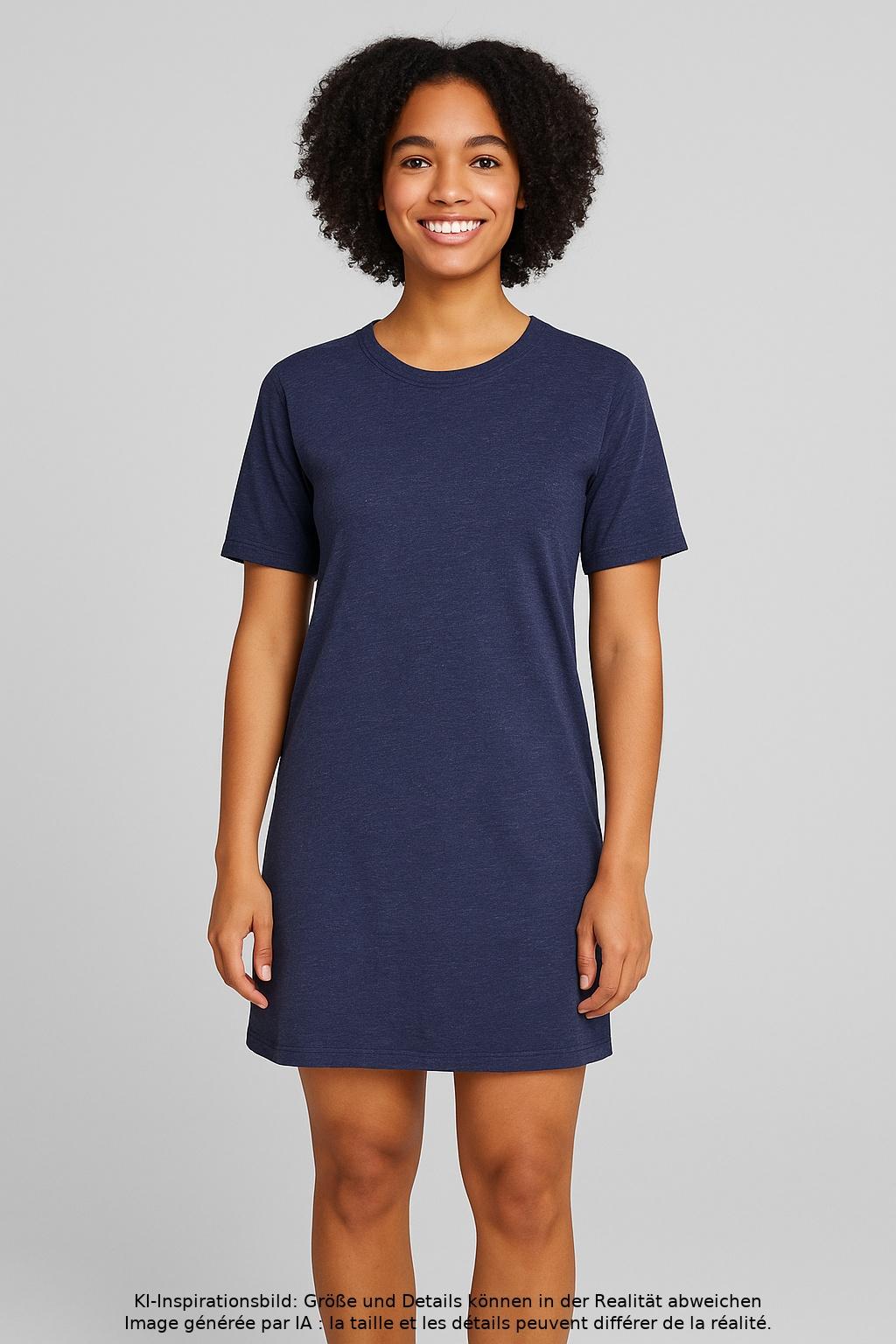 

hessnatur Damen Kleid, marineblau, Gr. 34