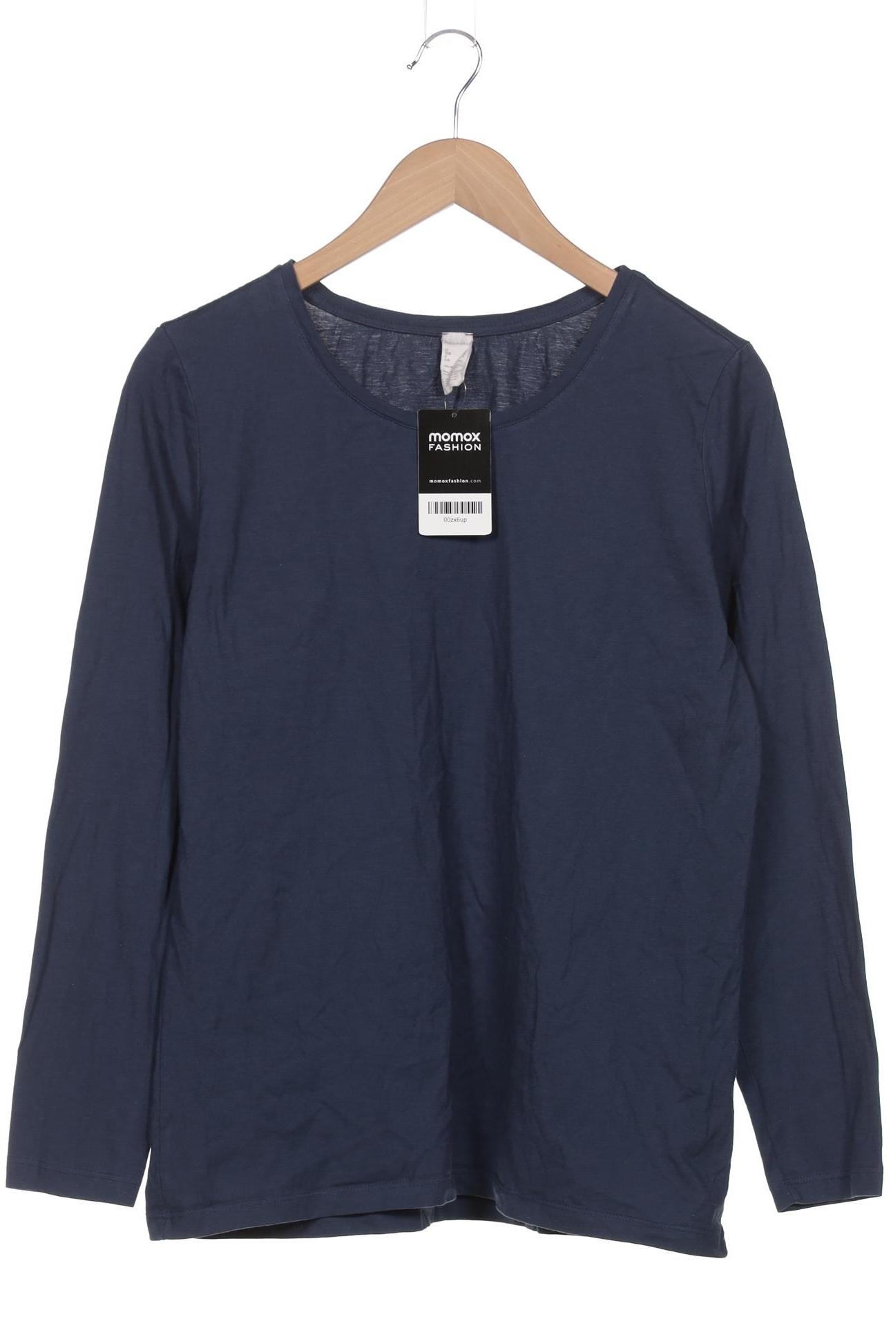Thumbnail - hessnatur Damen Langarmshirt, marineblau, Gr. 44