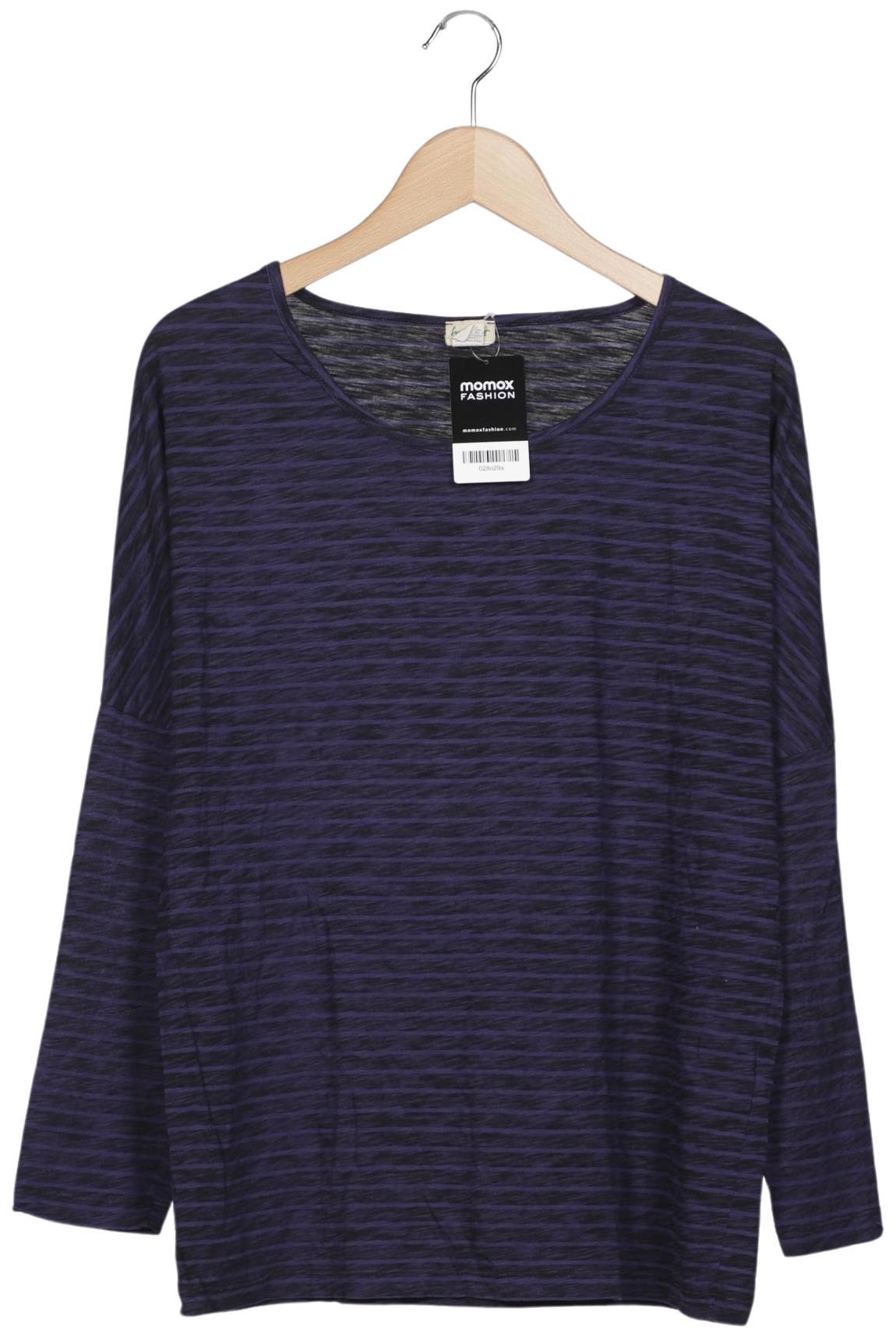 

hessnatur Damen Langarmshirt, marineblau, Gr. 40