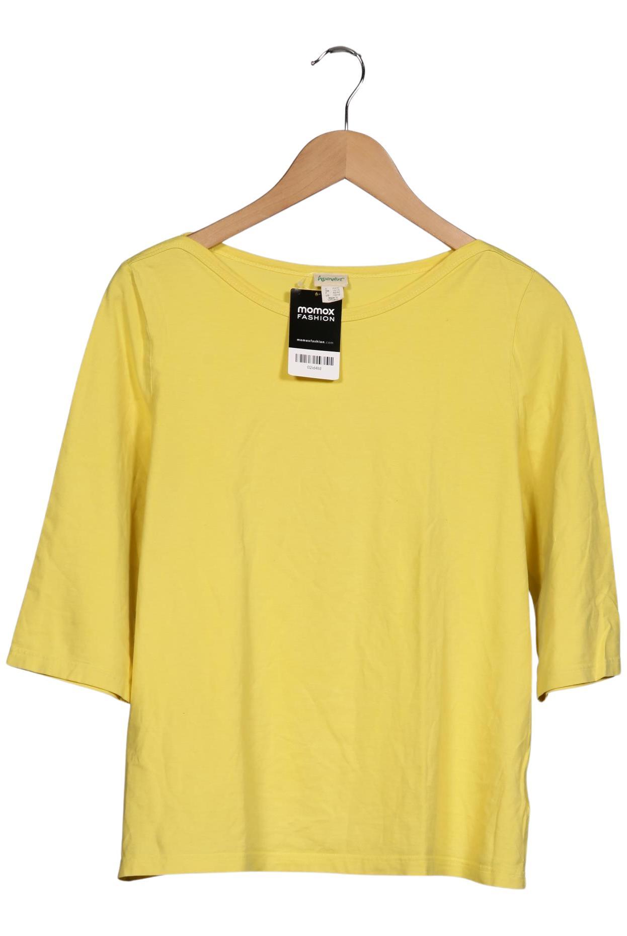 

hessnatur Damen Langarmshirt, gelb, Gr. 40