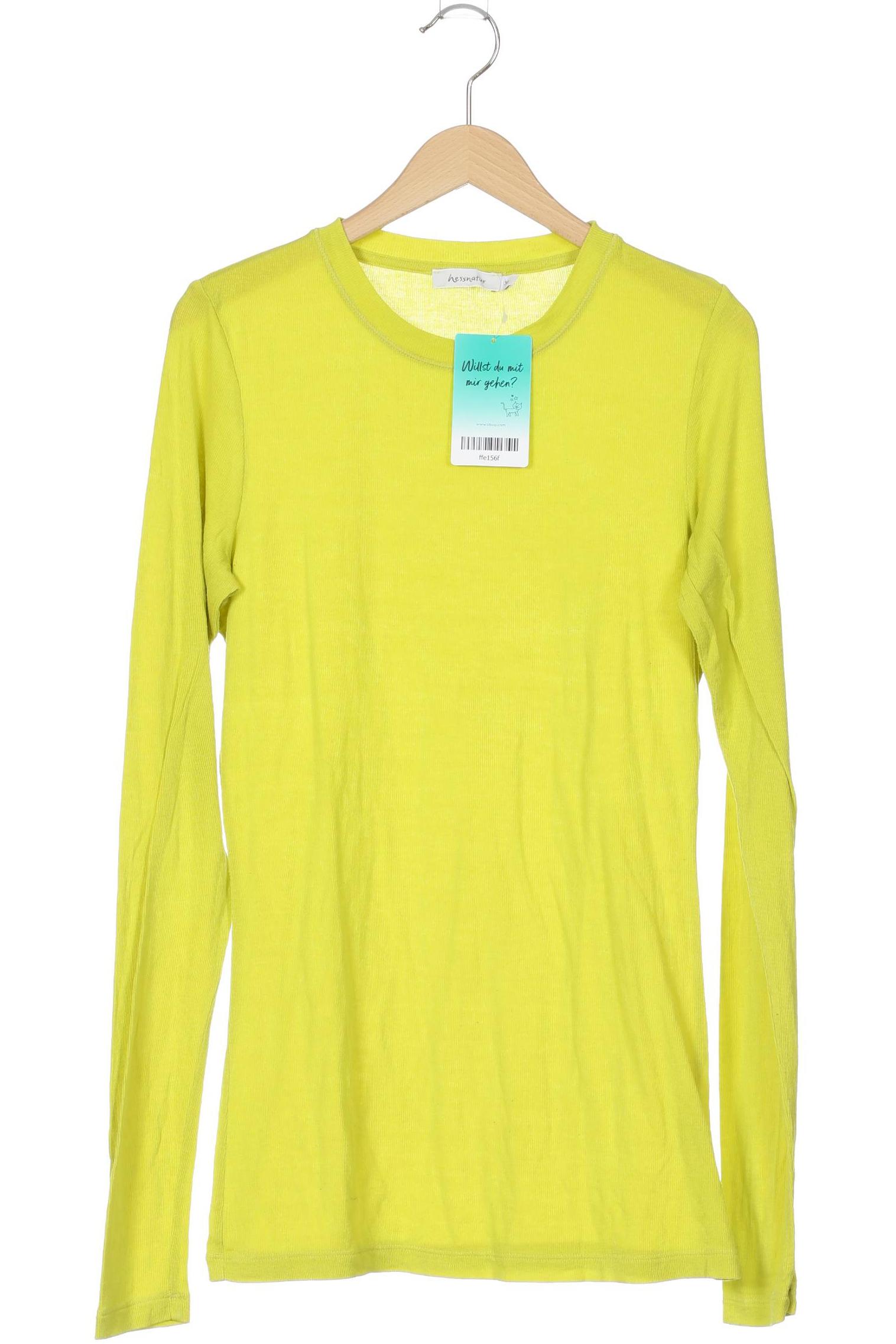 

hessnatur Damen Langarmshirt, gelb, Gr. 36