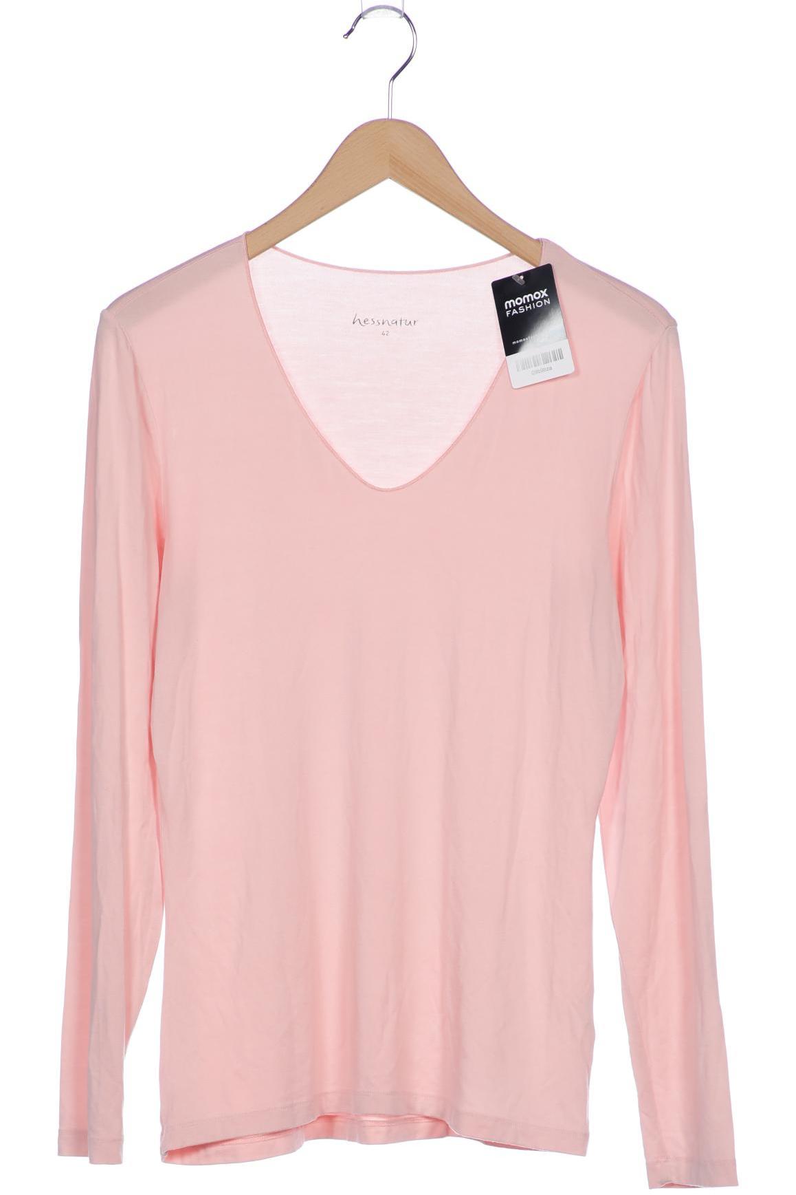 

hessnatur Damen Langarmshirt, pink, Gr. 42