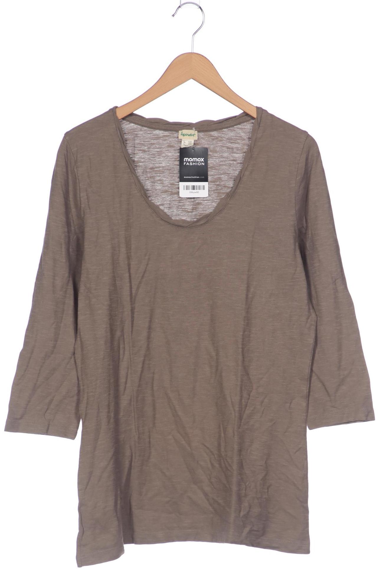 

hessnatur Damen Langarmshirt, grau, Gr. 44