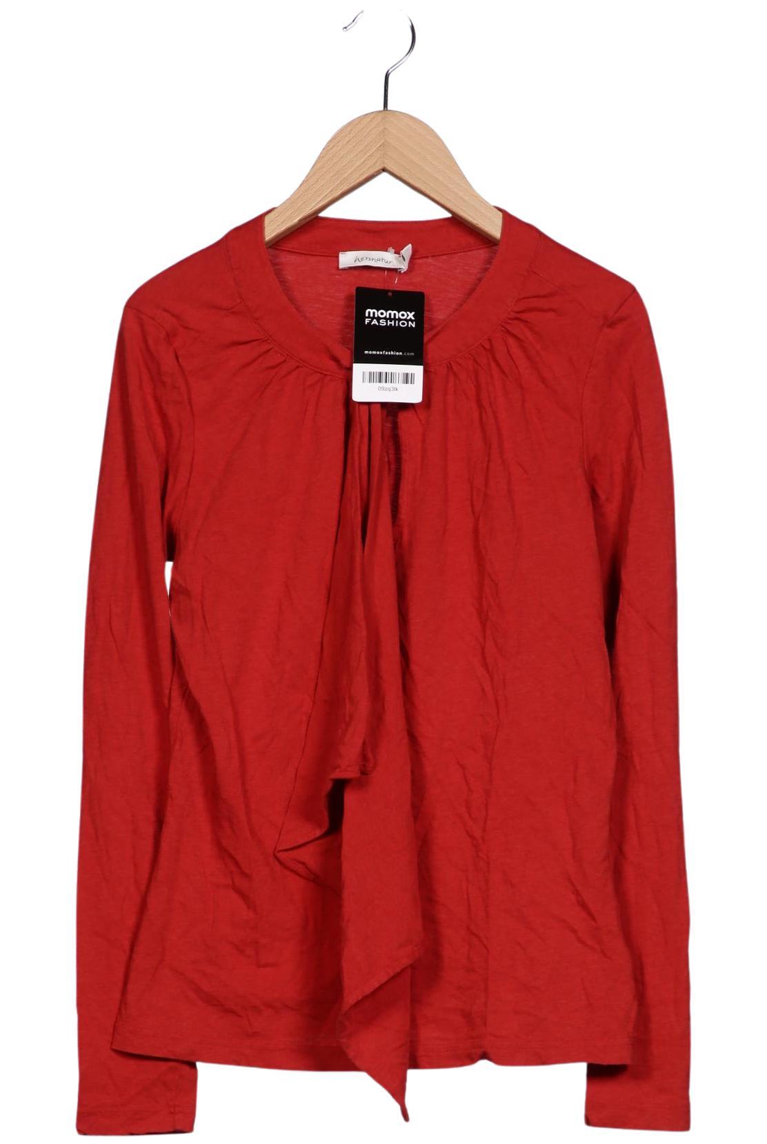 

hessnatur Damen Langarmshirt, rot, Gr. 36