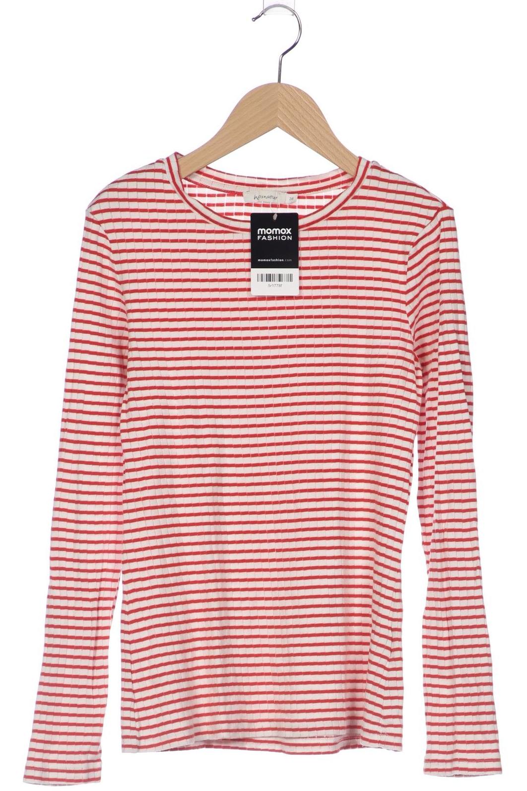 

hessnatur Damen Langarmshirt, rot, Gr. 38